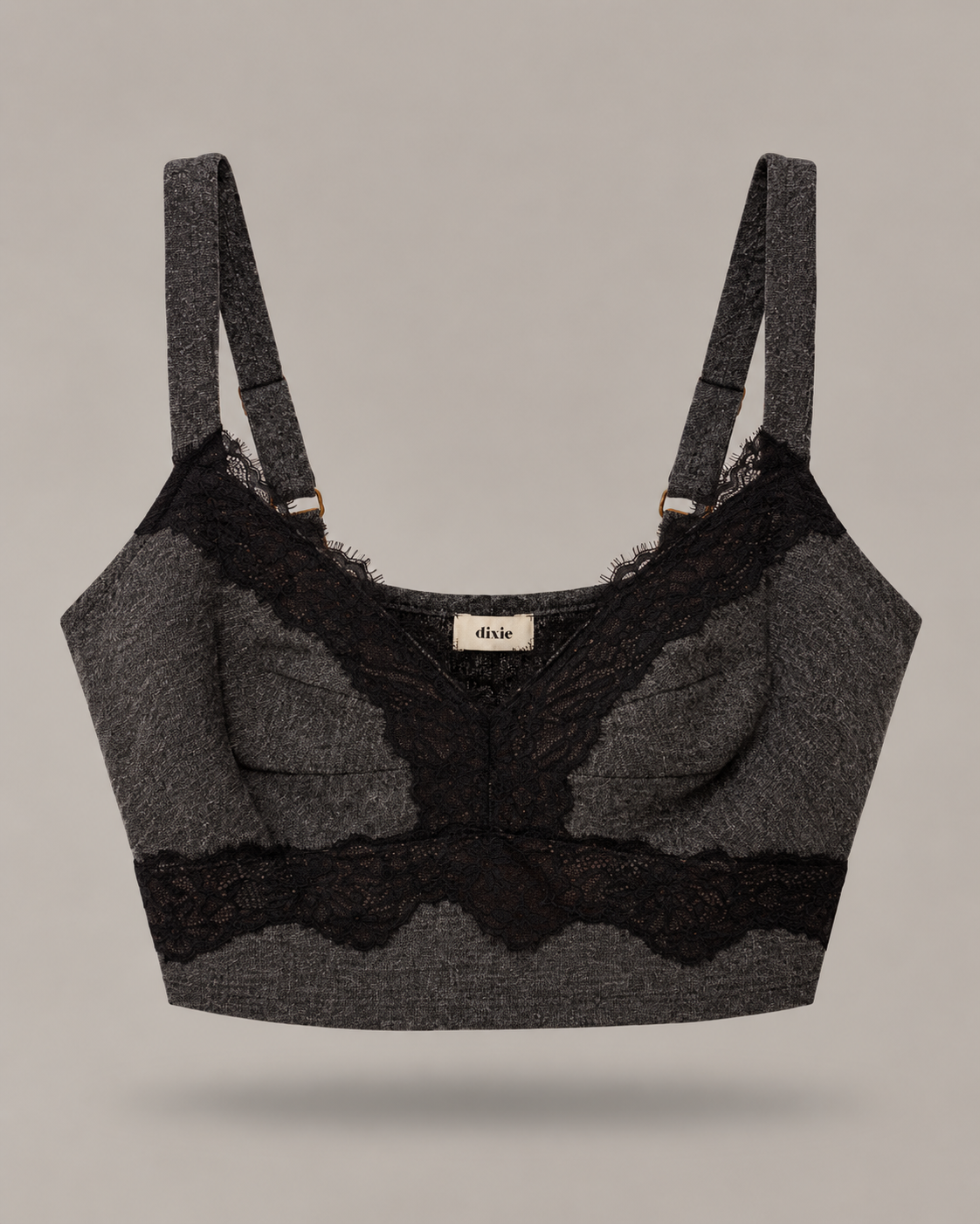 DIXIE - top bustier con pizzo