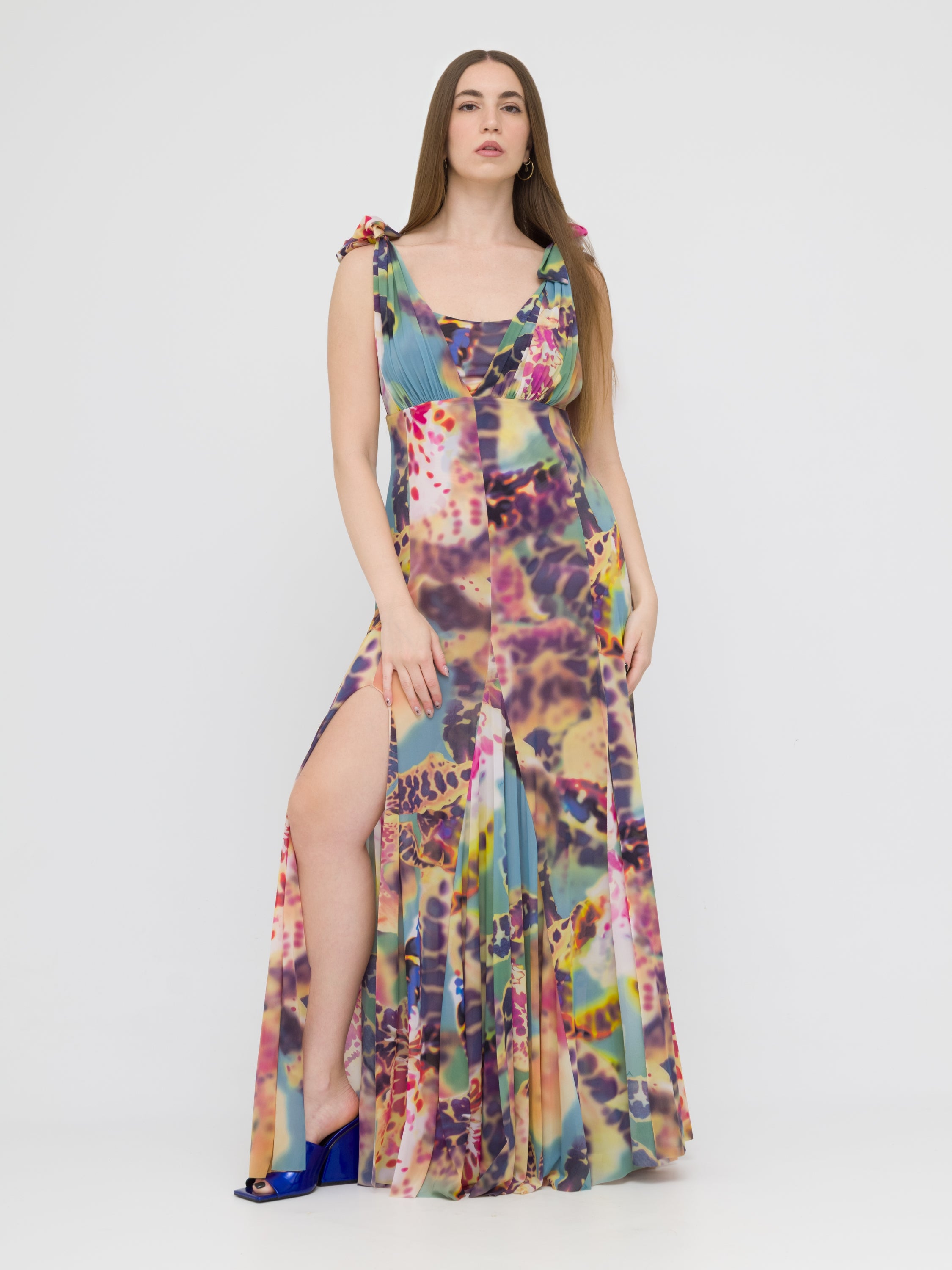 PINKO - maxi dress fantasia