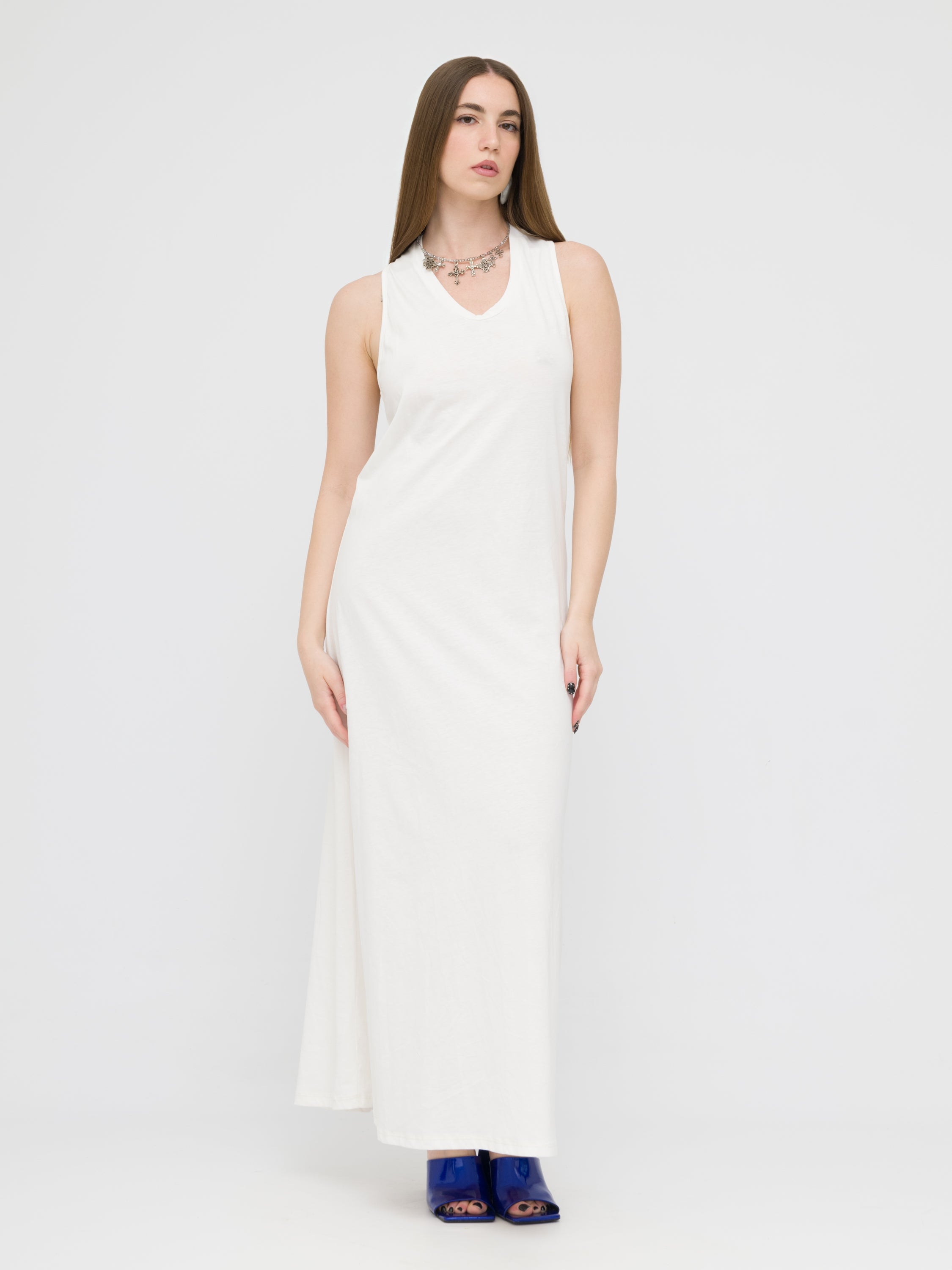 TENSIONE IN - maxi dress White