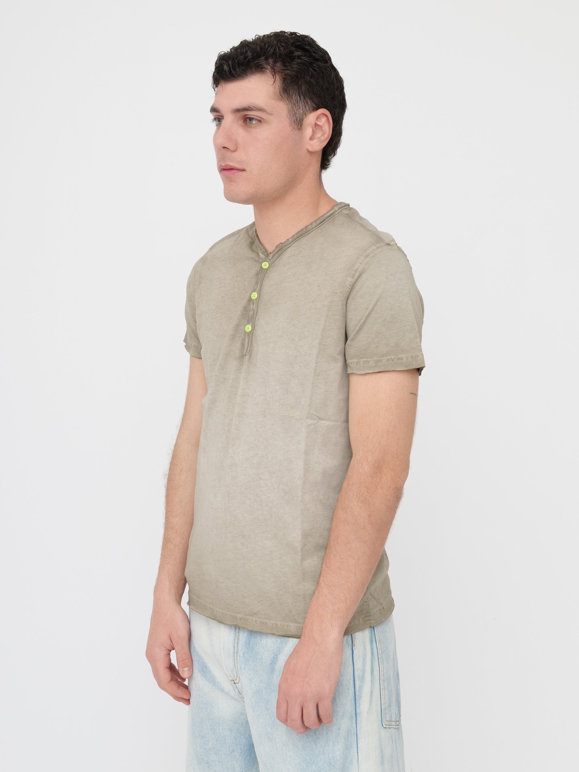 SHOCKLY - t- shirt dettaglio bottoni
