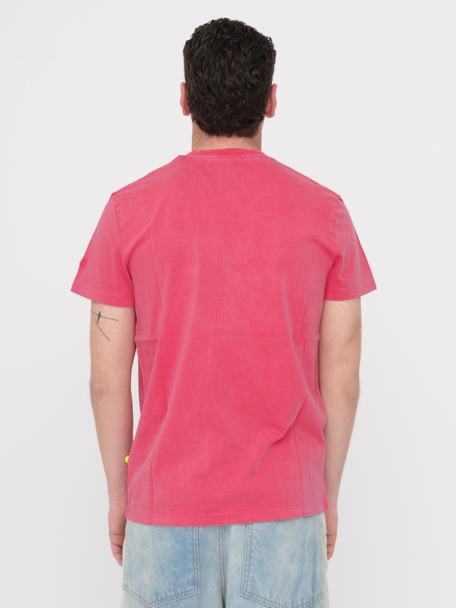 SHOCKLY - t-shirt fucsia con stampa