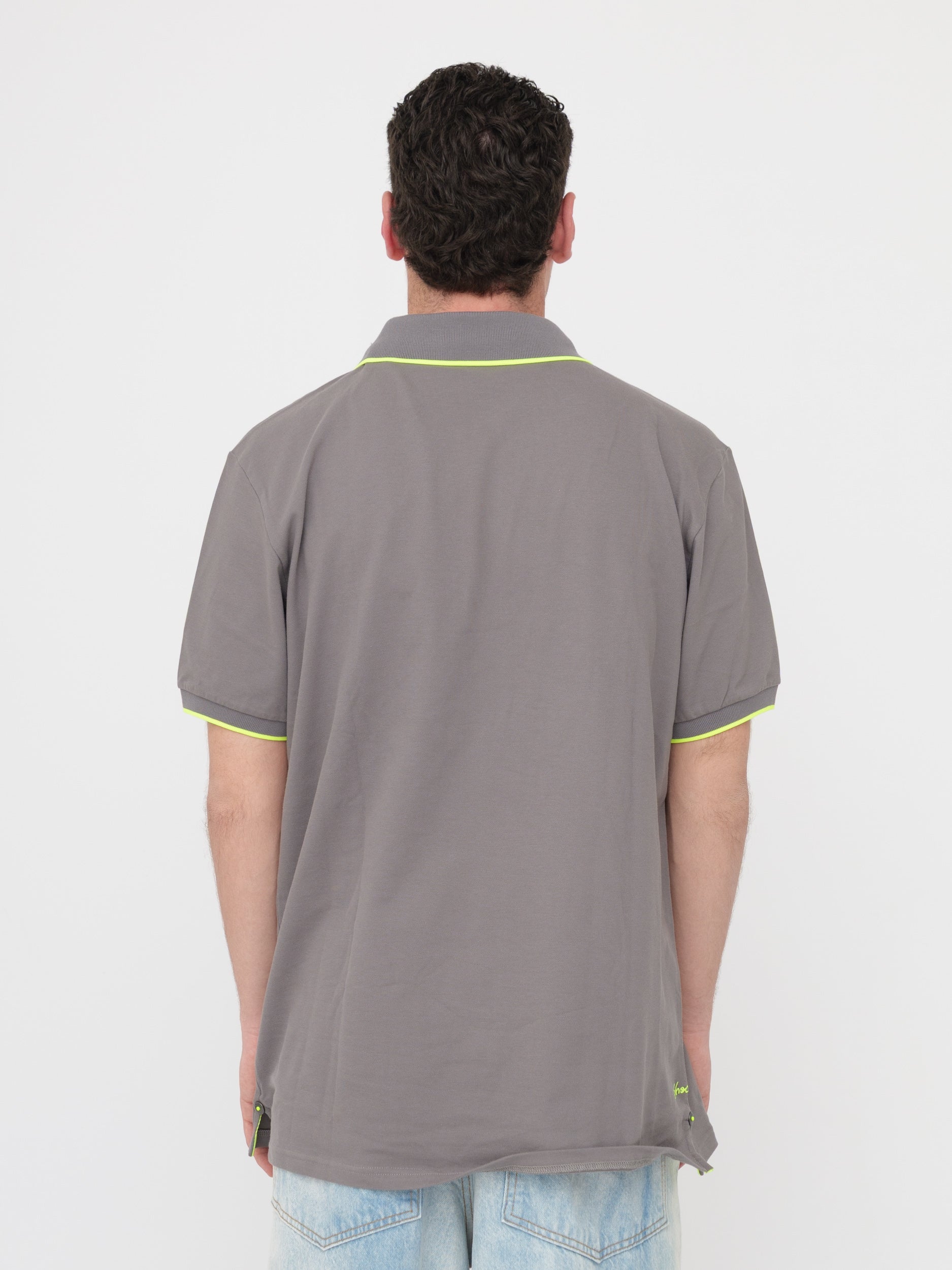 SHOCKLY - T- shirt polo grigia