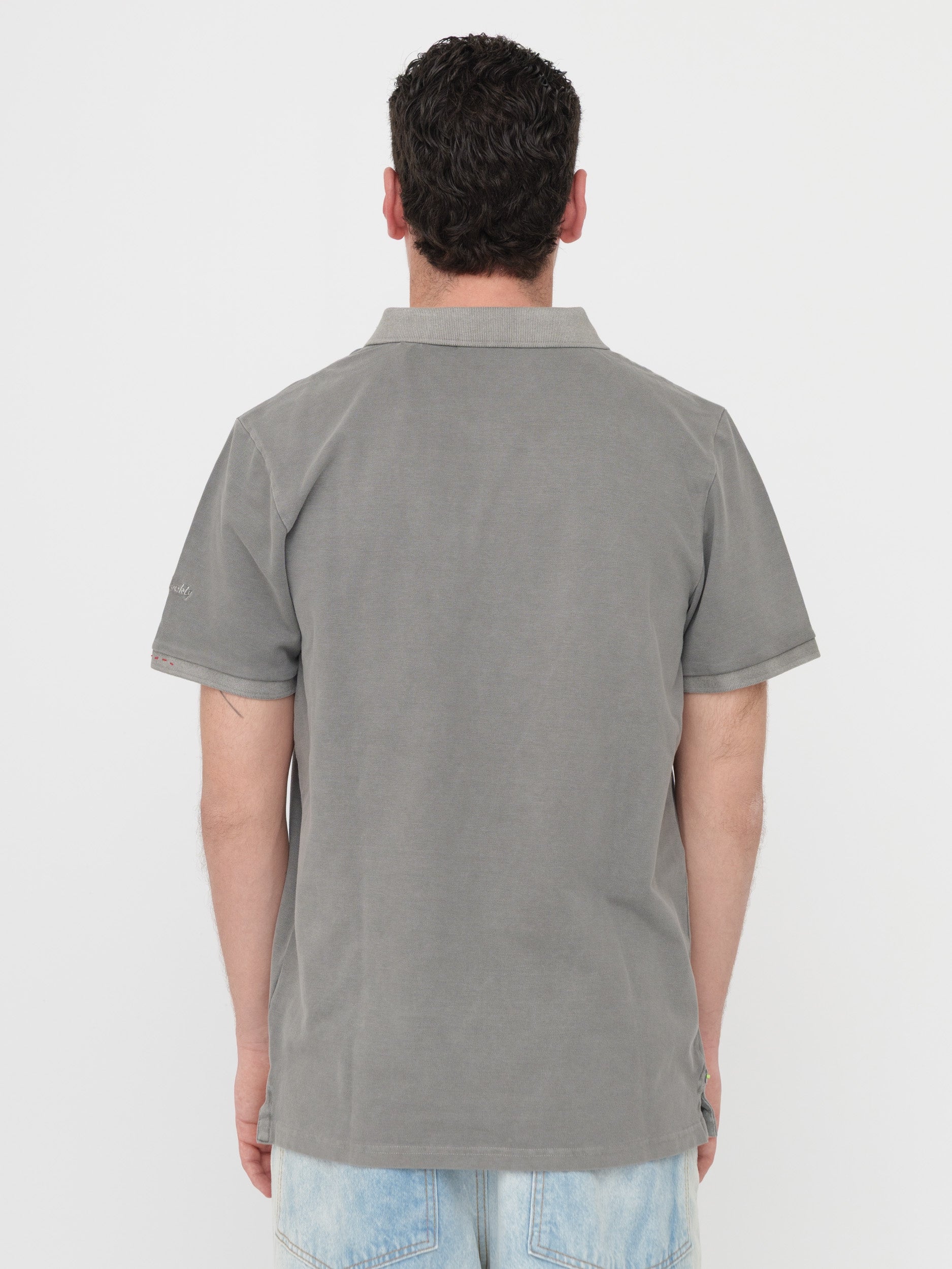 SHOCKLY - T- shirt polo grigia