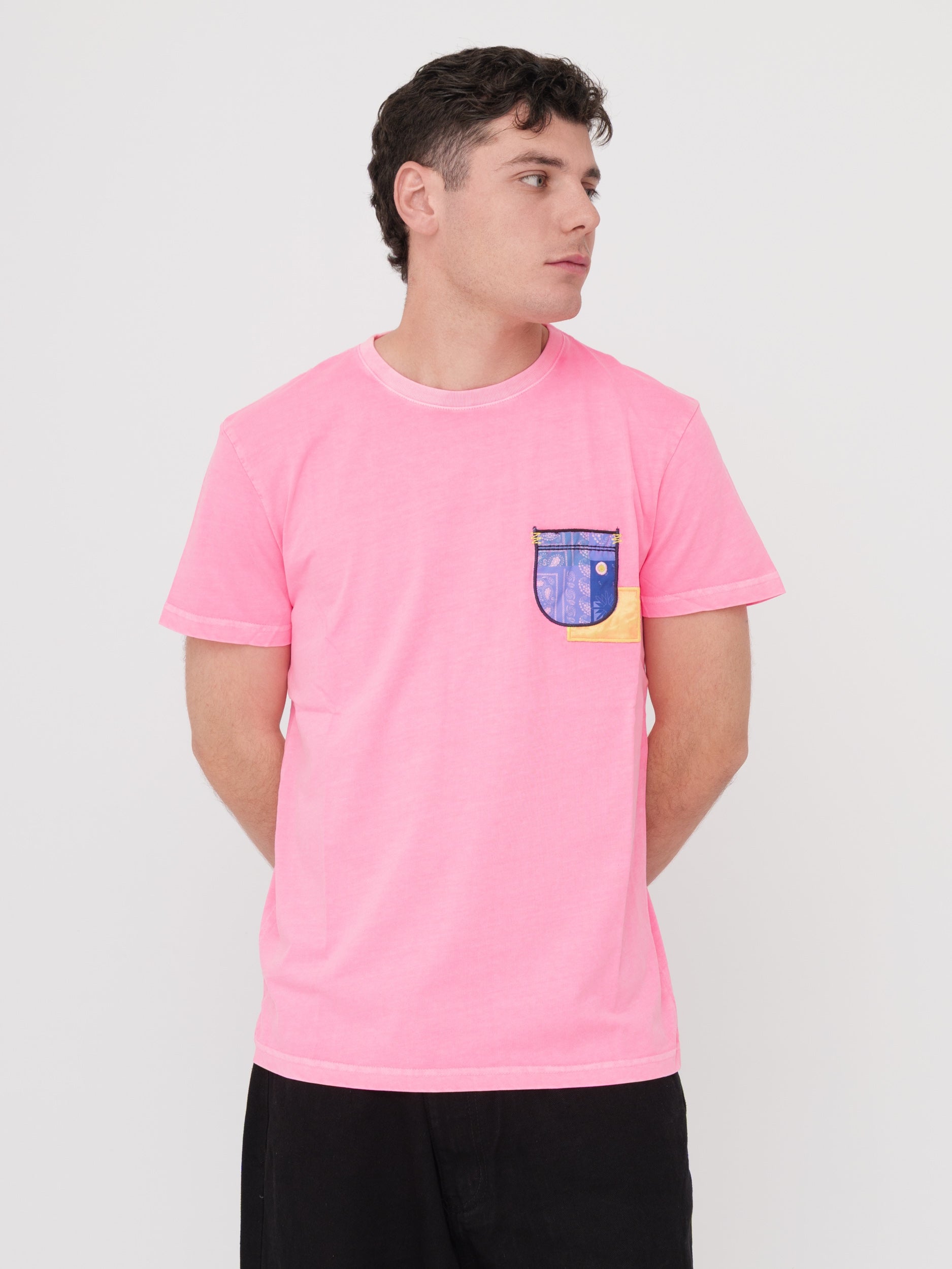 SHOCKLY - T- shirt rosa con stampa