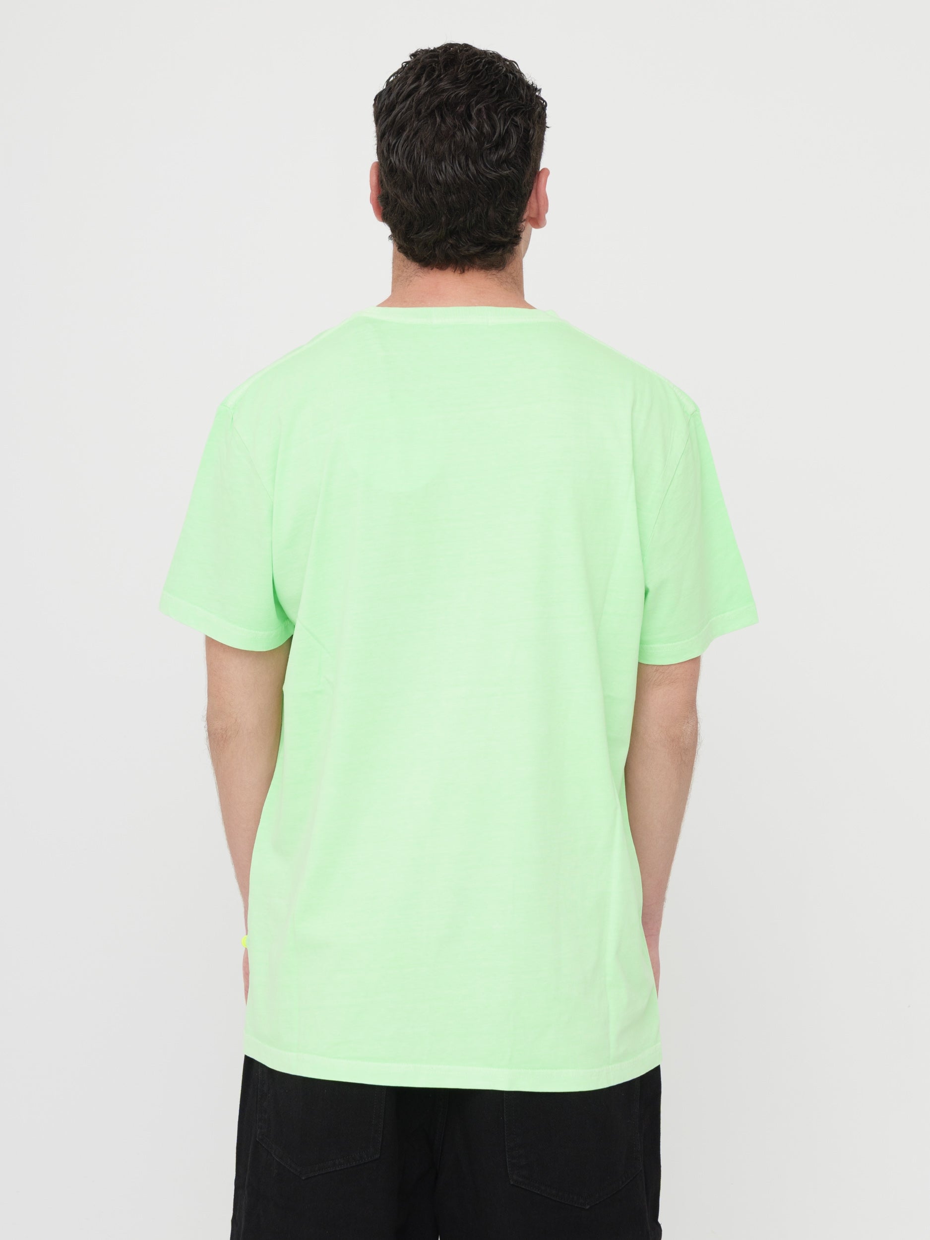 SHOCKLY - T- shirt verde lime con stampa