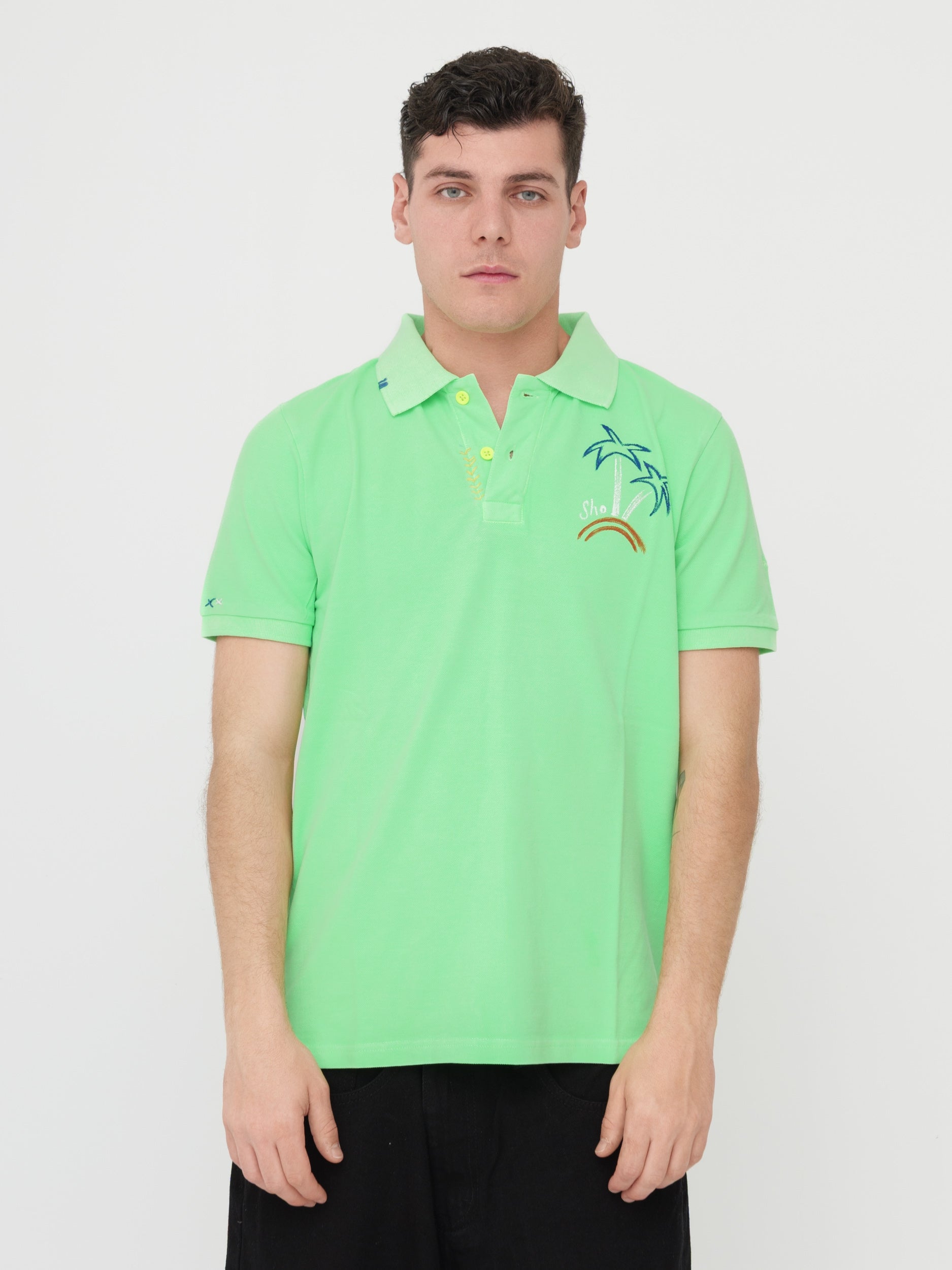 SHOCKLY - T- shirt polo verde