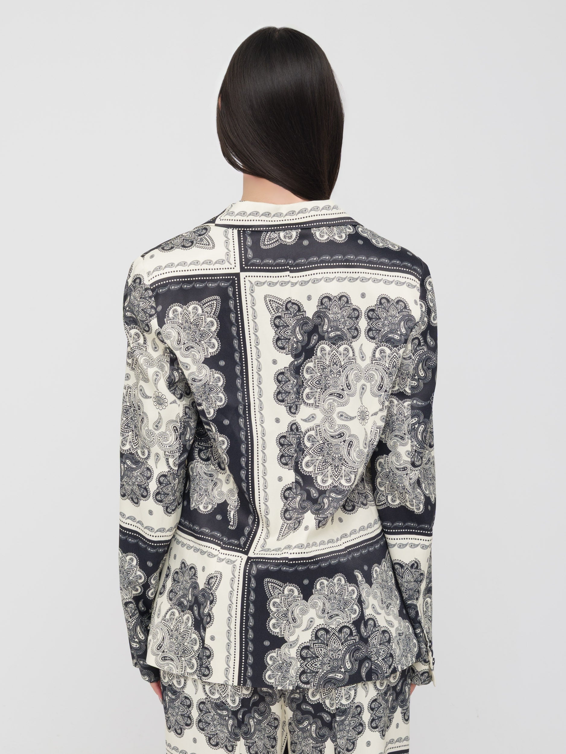 EMMA & GAIA - blazer stampa foulard