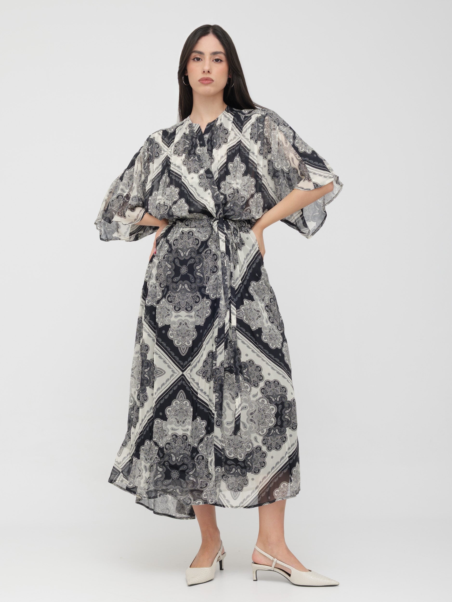 EMMA & GAIA - abito stampa foulard