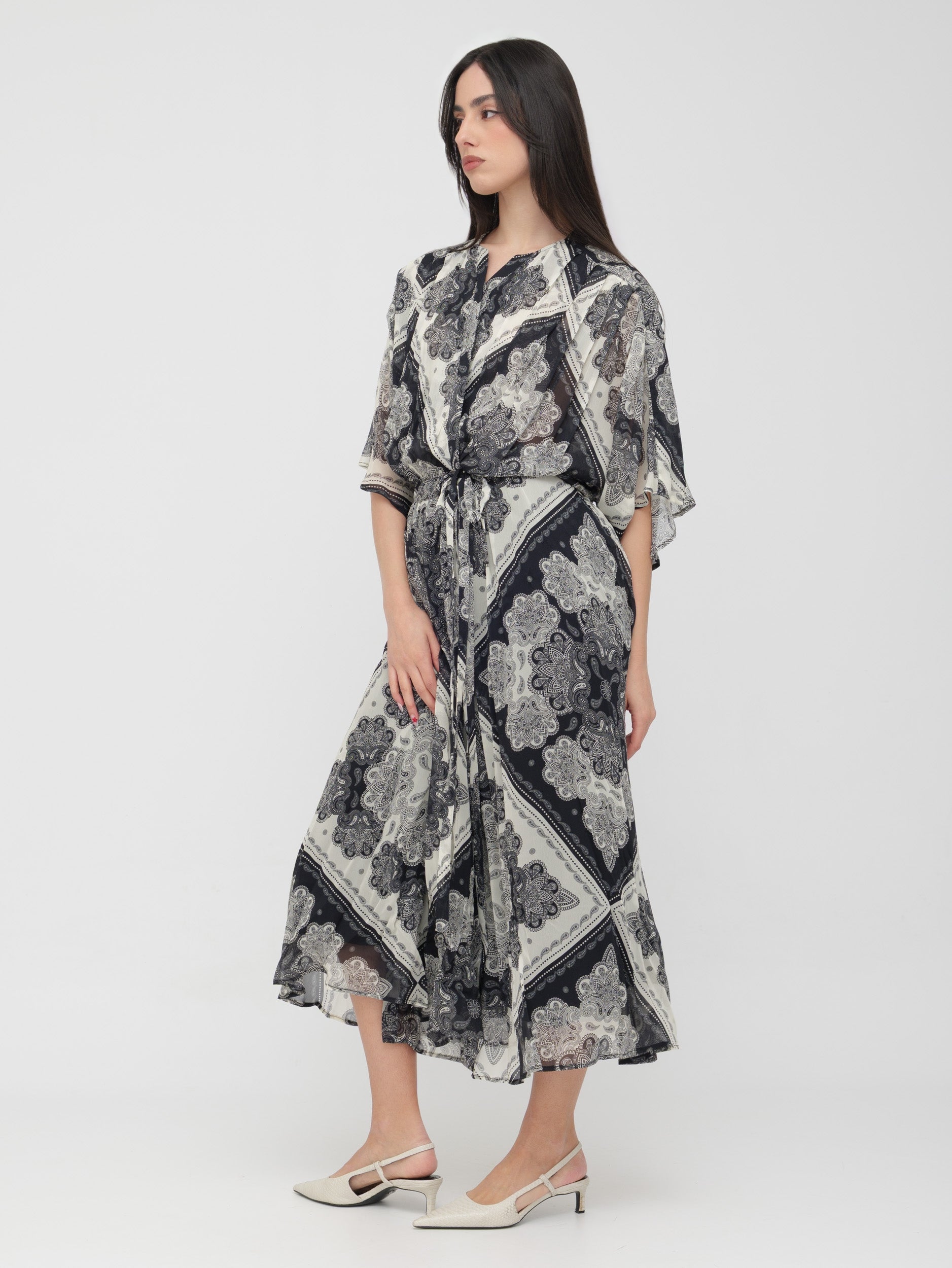 EMMA & GAIA - abito stampa foulard