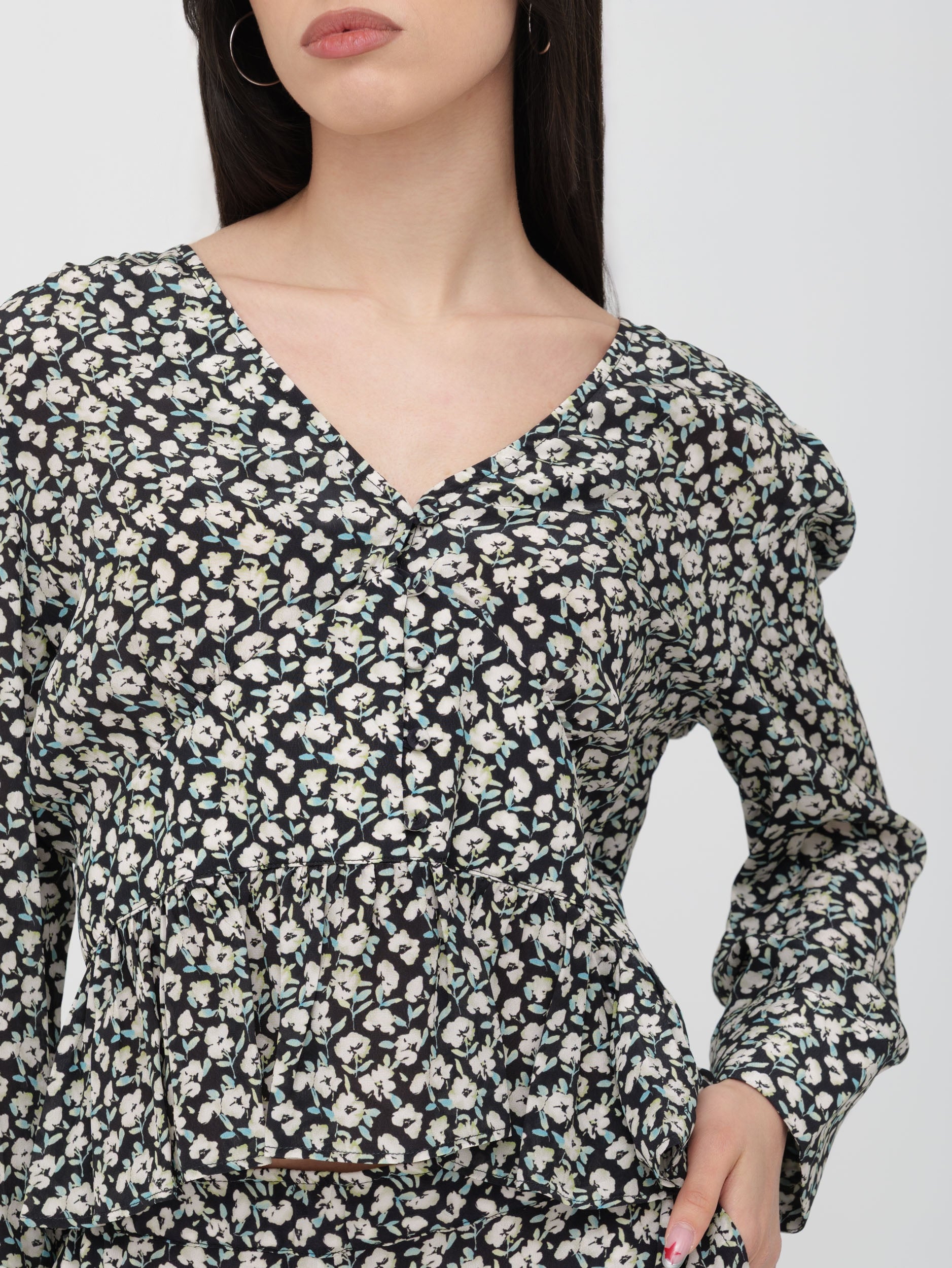 EMMA & GAIA - blusa stampa floreale
