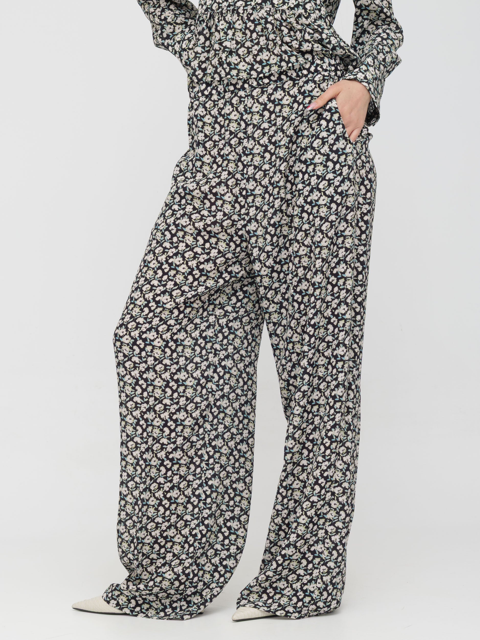 EMMA & GAIA - pantaloni stampa floreale