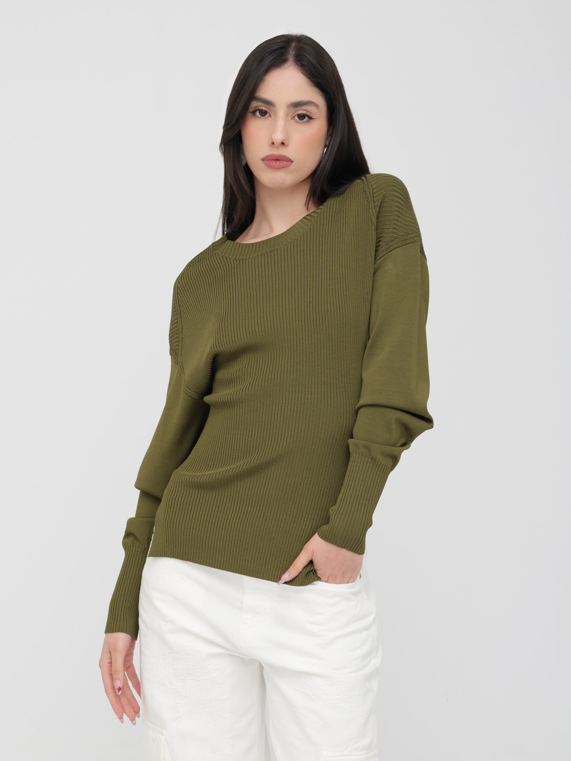EMMA & GAIA - pullover verde