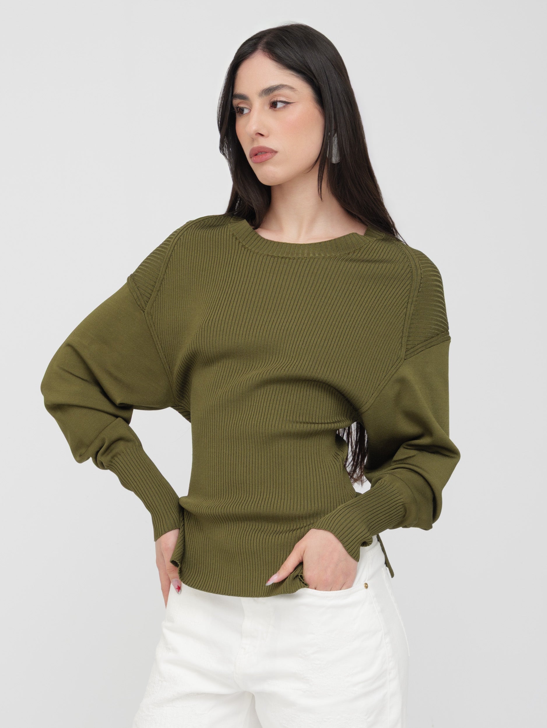 EMMA & GAIA - pullover verde