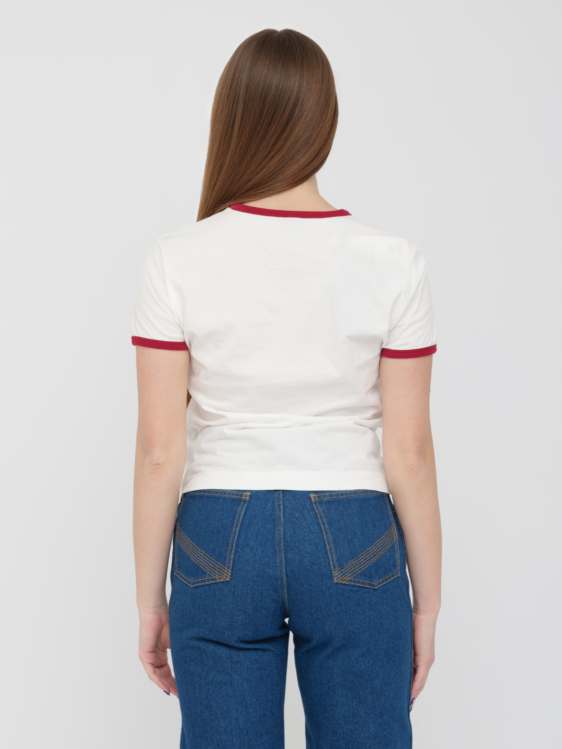 PINKO - t-shirt bianca con scritta