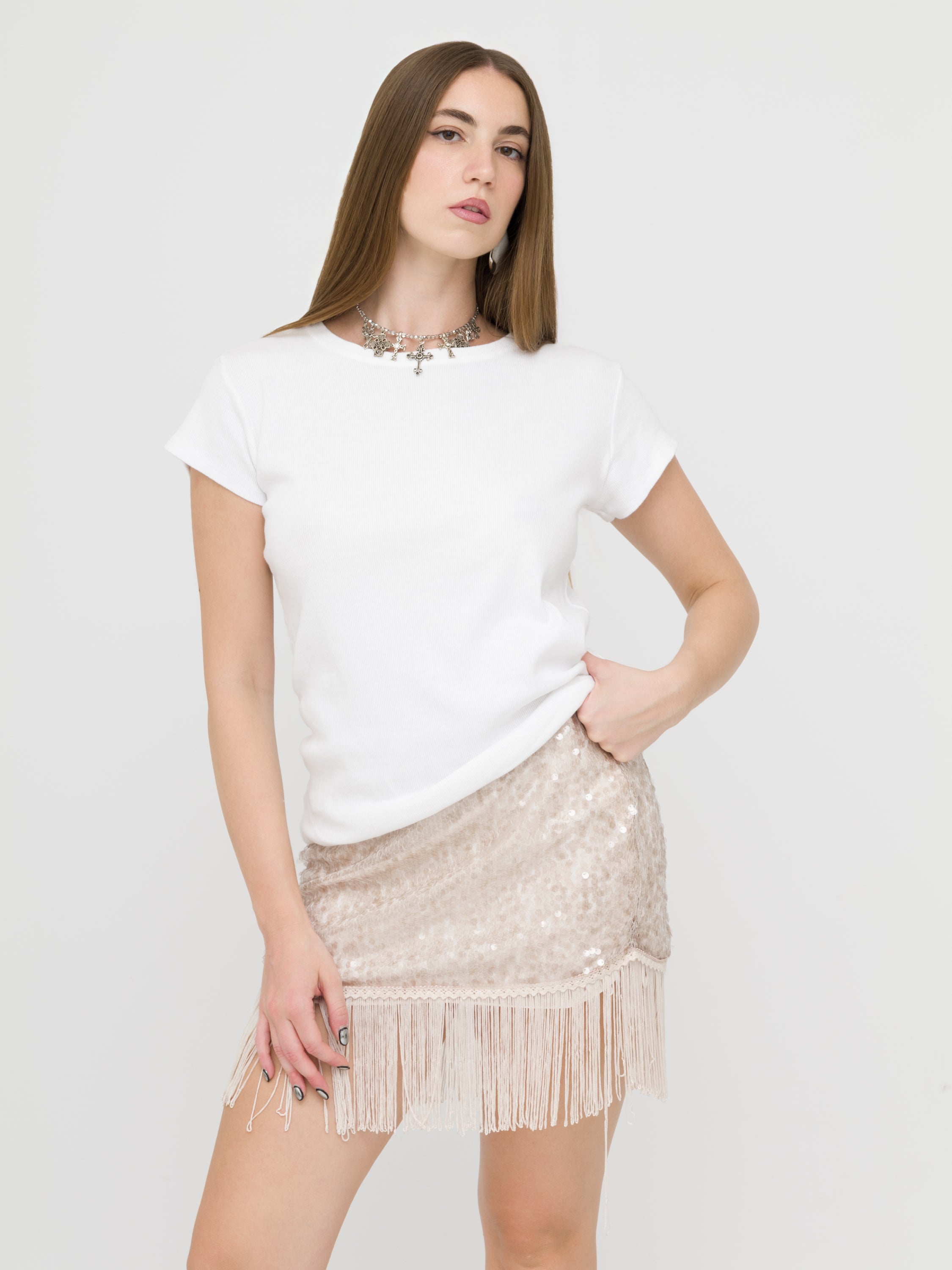 HAVEONE- t-shirt White a costine