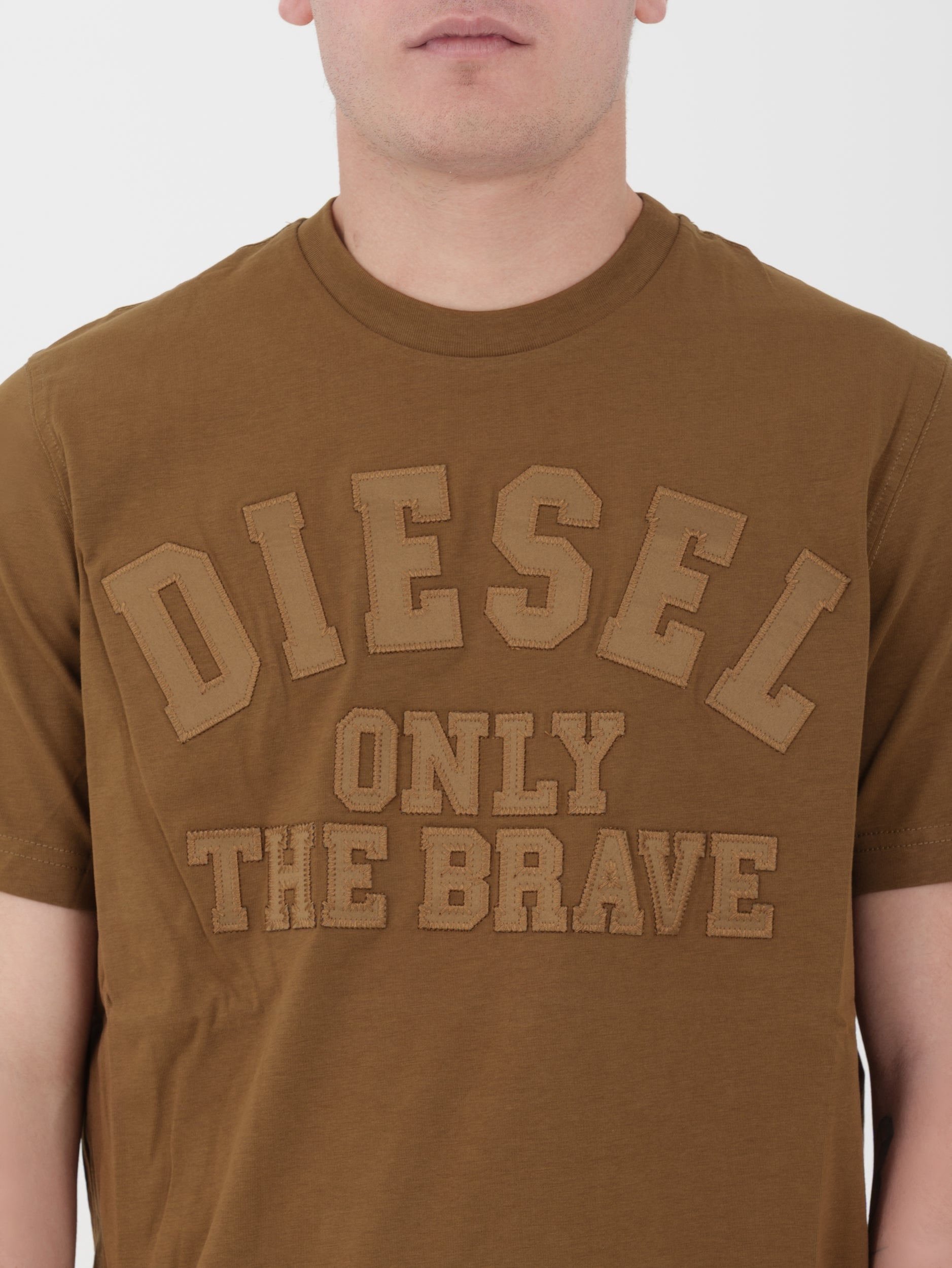 T-shirt Diesel logo ricamato