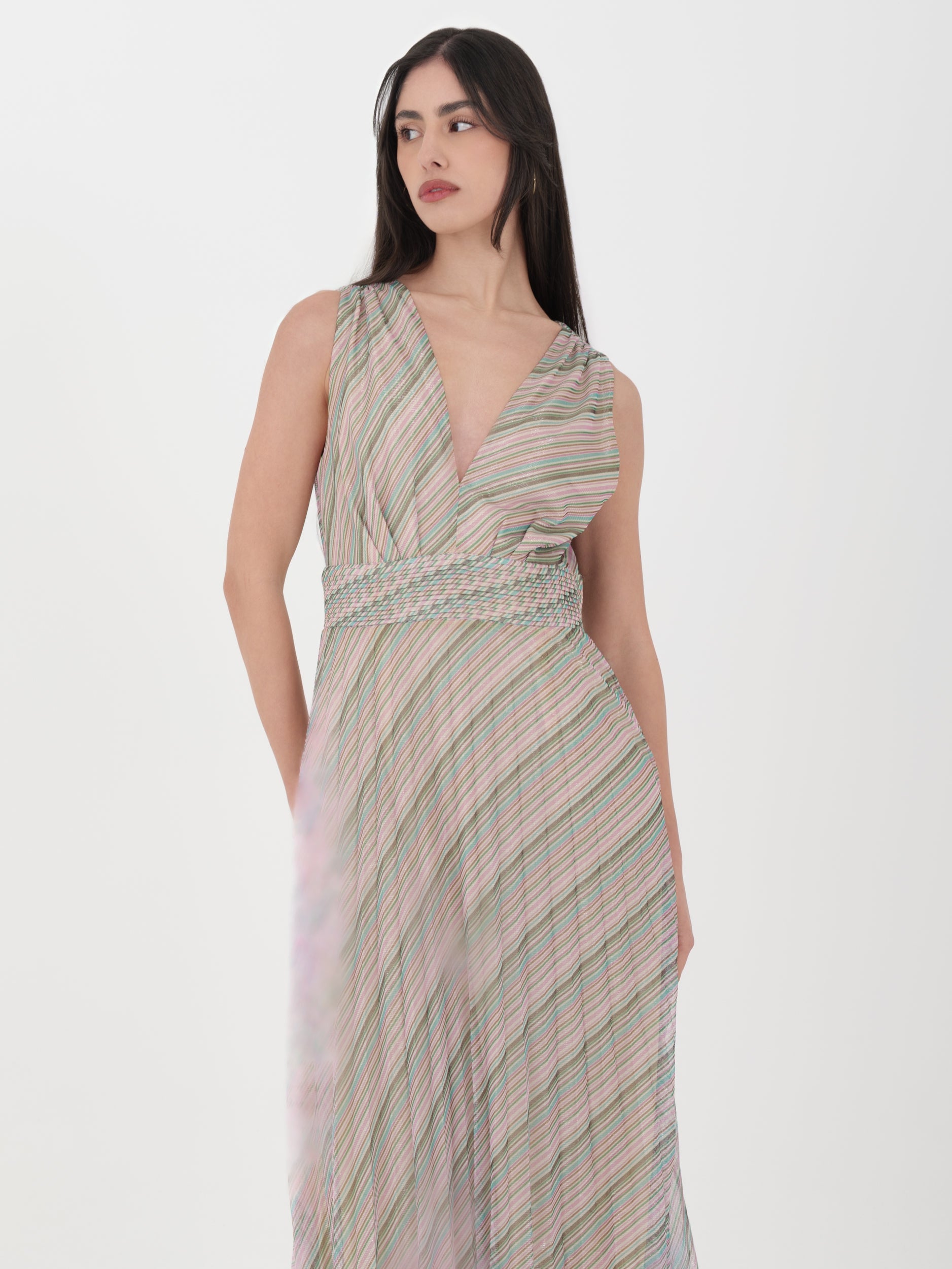 Abito lungo Nenette modello Auspicio