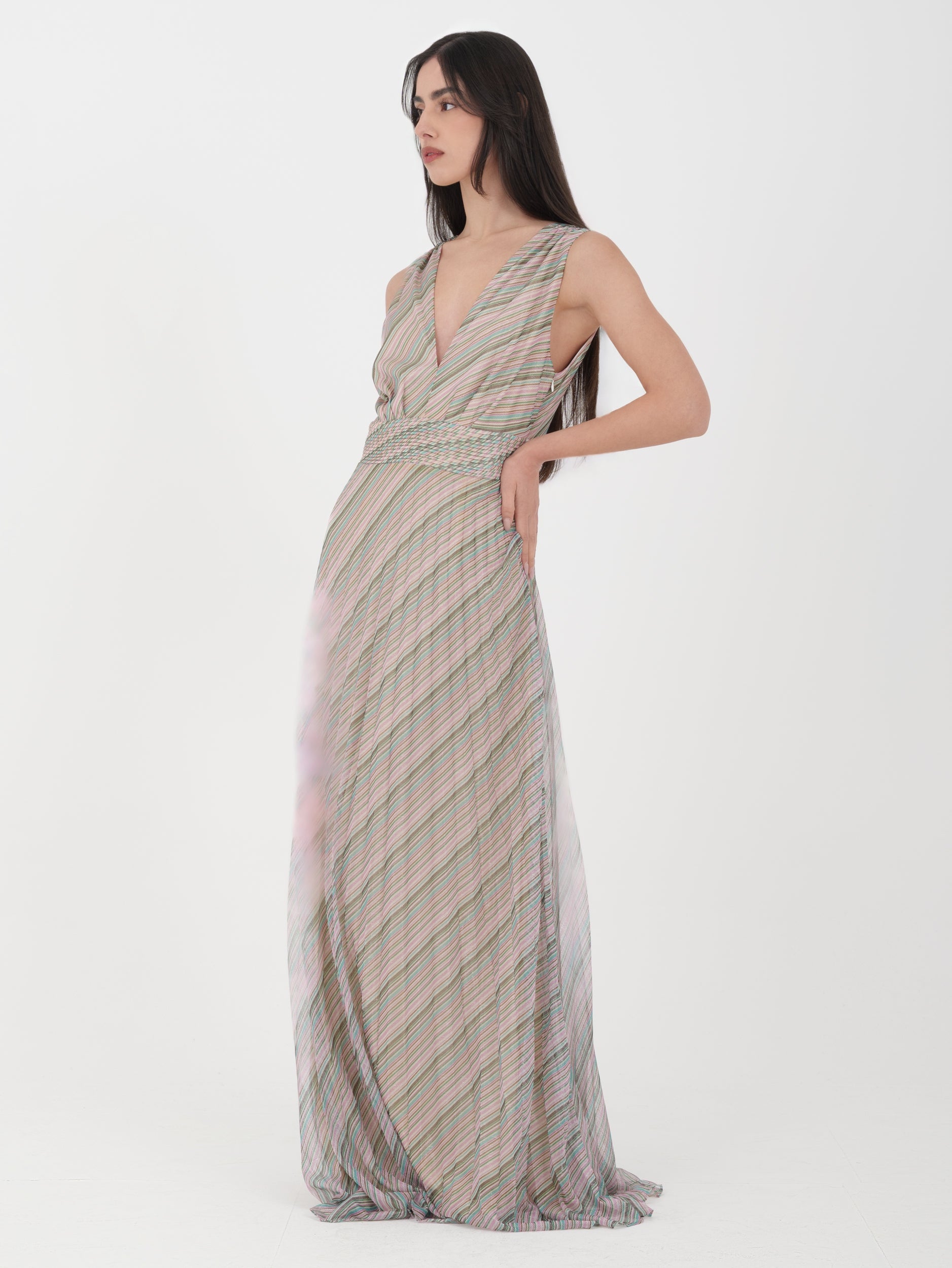 Abito lungo Nenette modello Auspicio