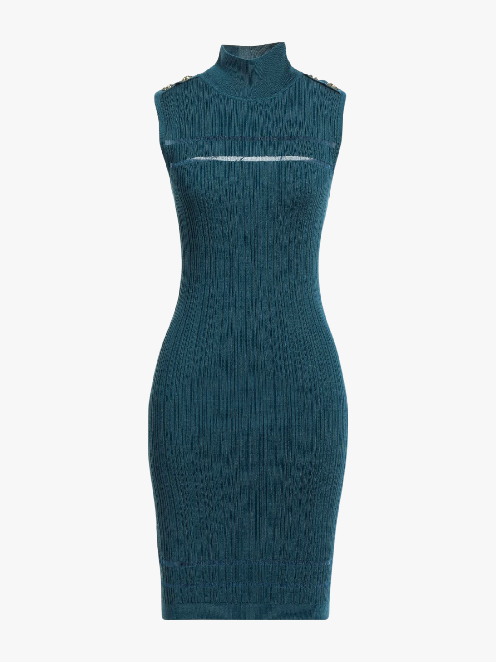 PETROL GREEN SHEATH DRESS