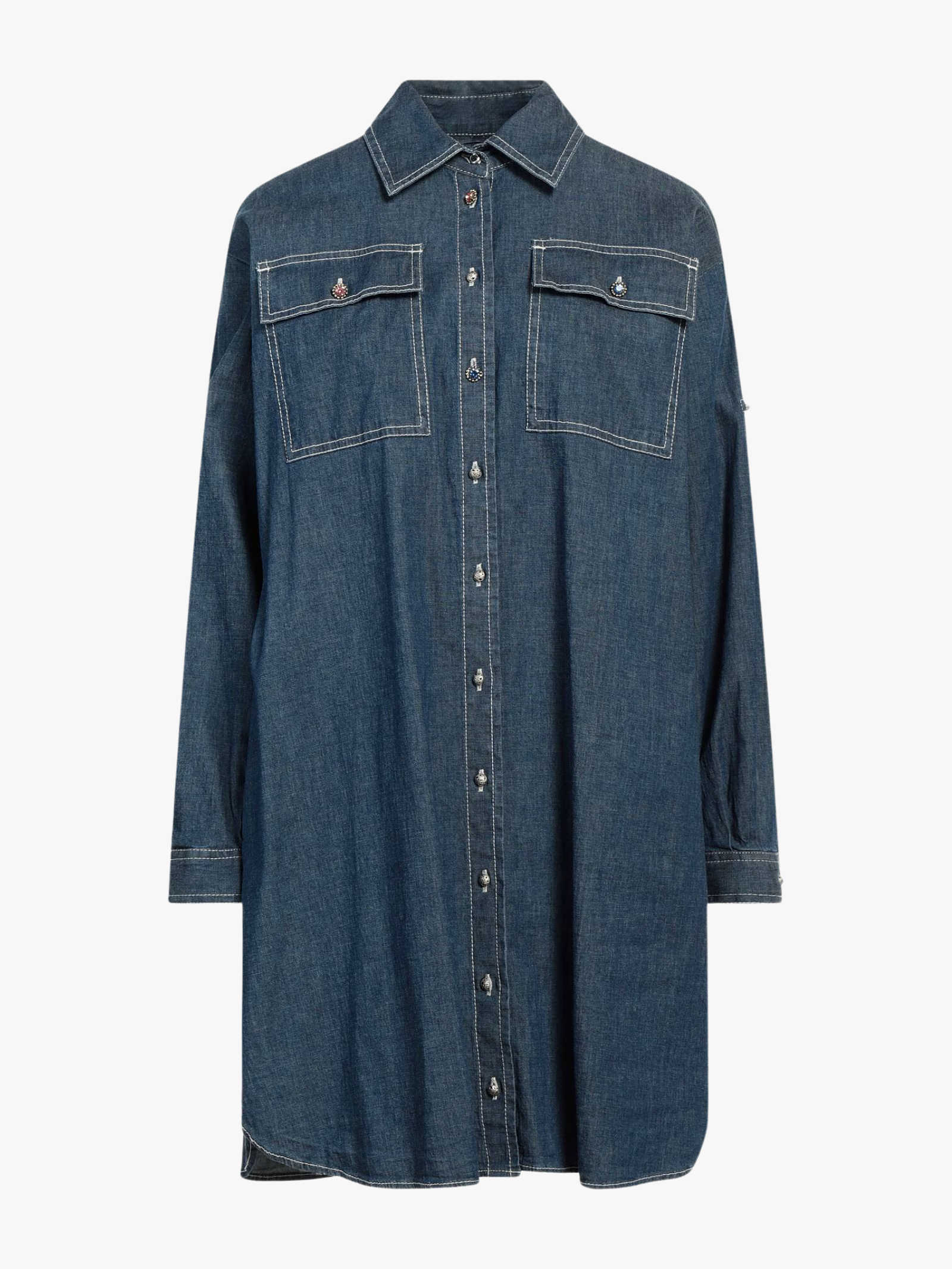 ABITO CHEMISIER IN DENIM