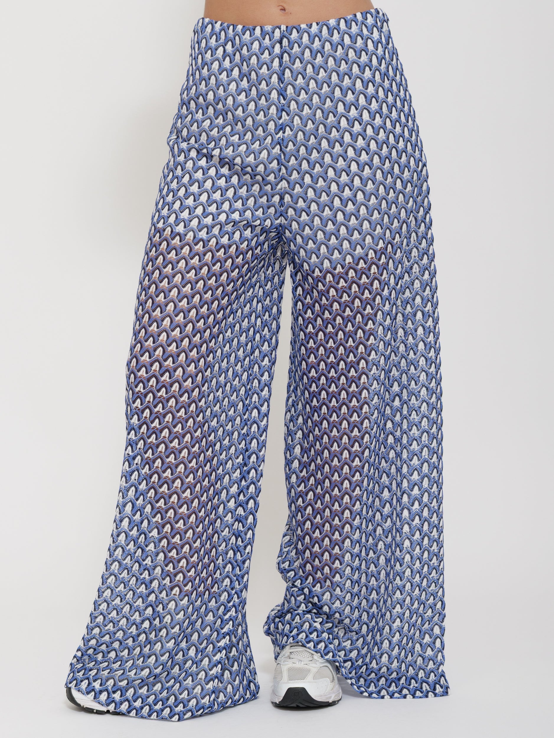 Pantalone fantasia con culotte inclusa