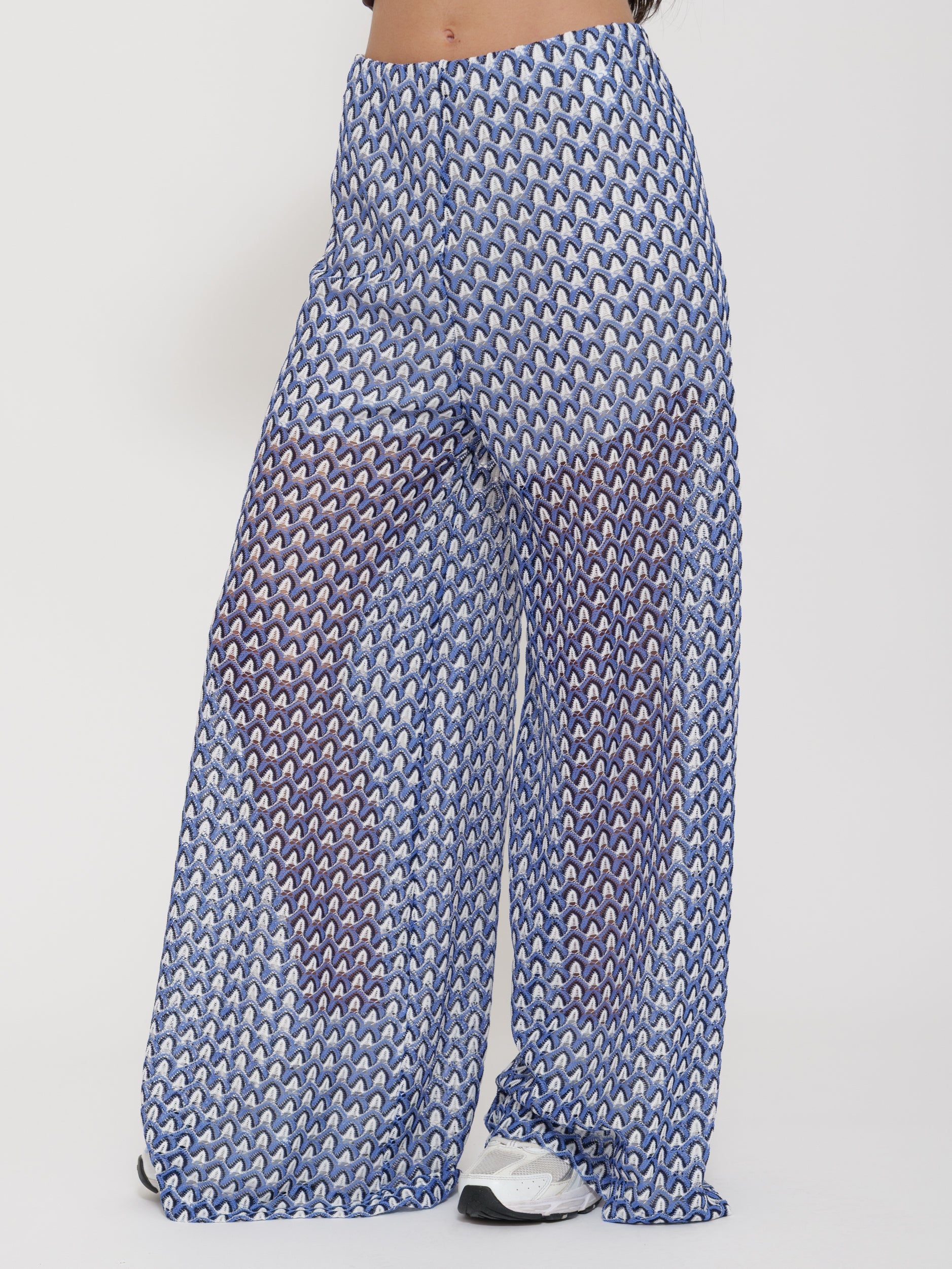 Pantalone fantasia con culotte inclusa