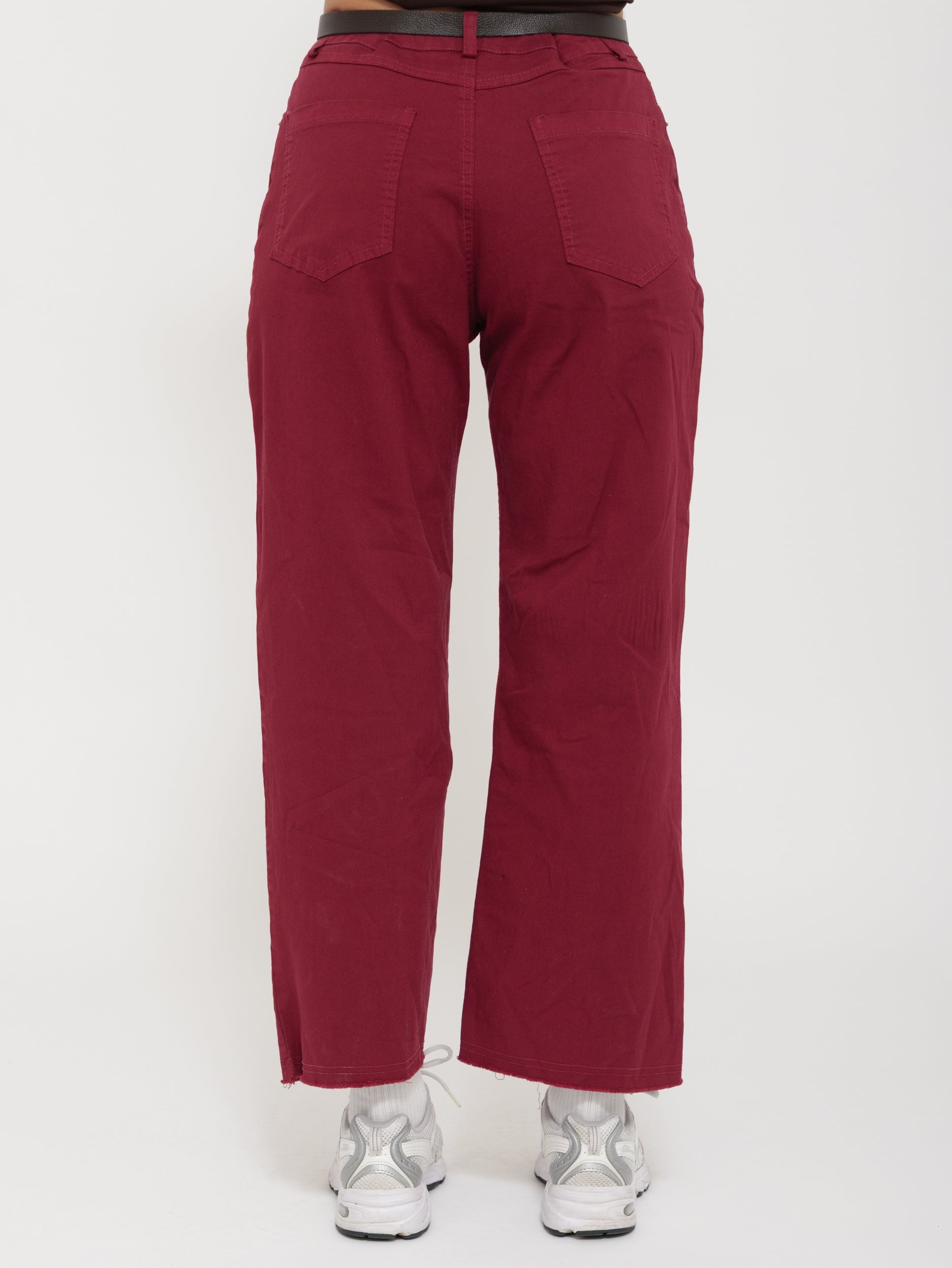 Pantalone palazzo a vita media