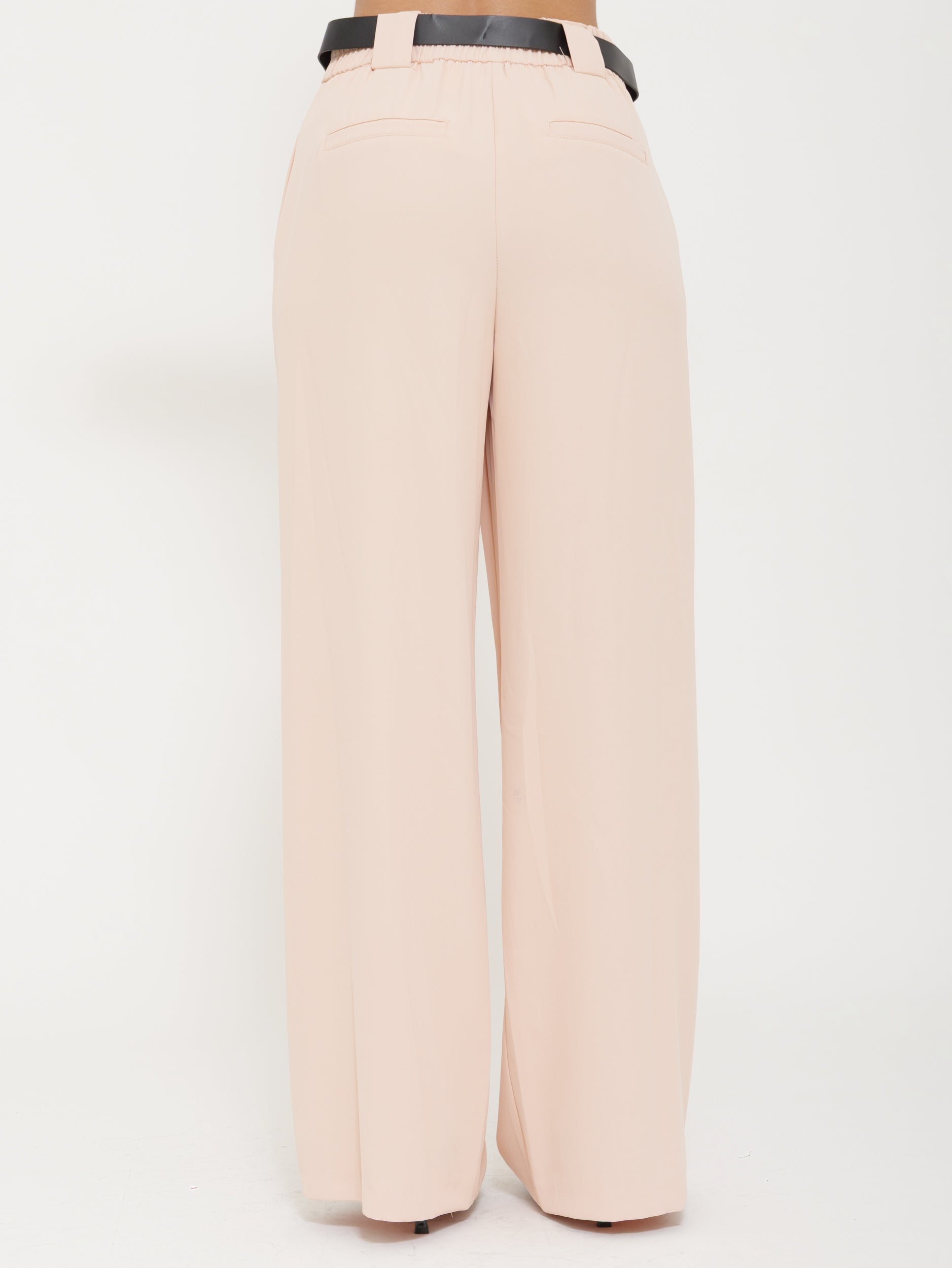 Pantalone Wide Leg Vita Alta