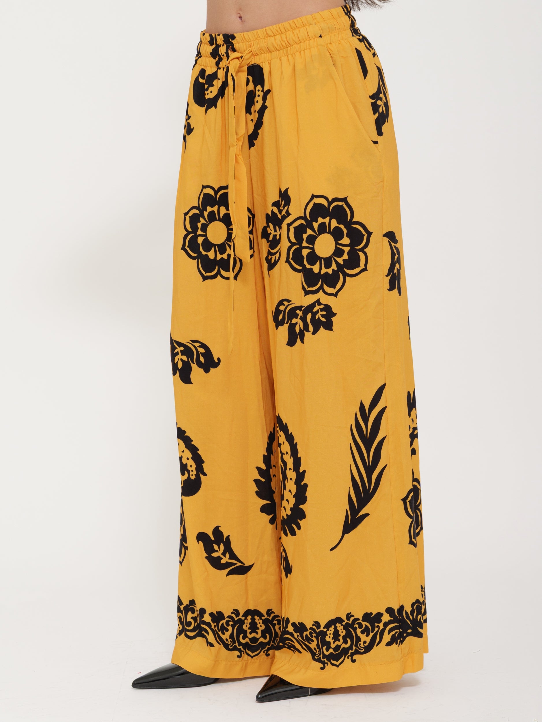 Pantalone Wide Leg Fantasia