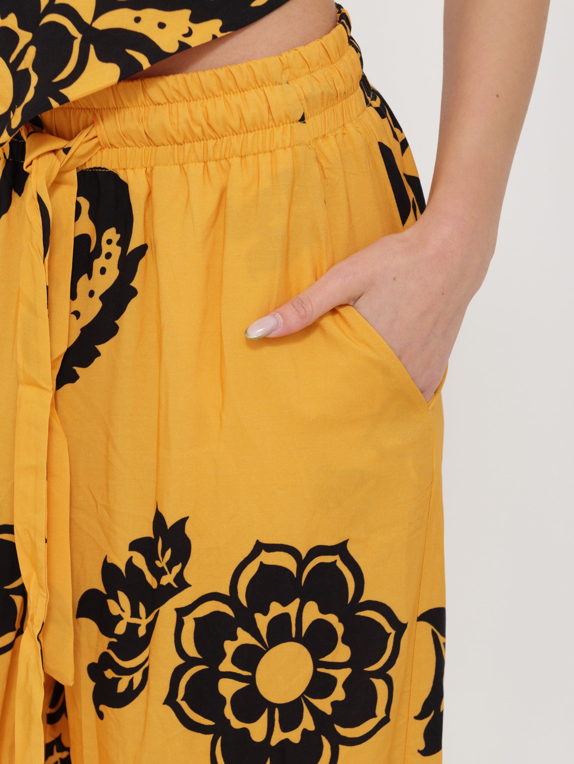 Pantalone Wide Leg Fantasia