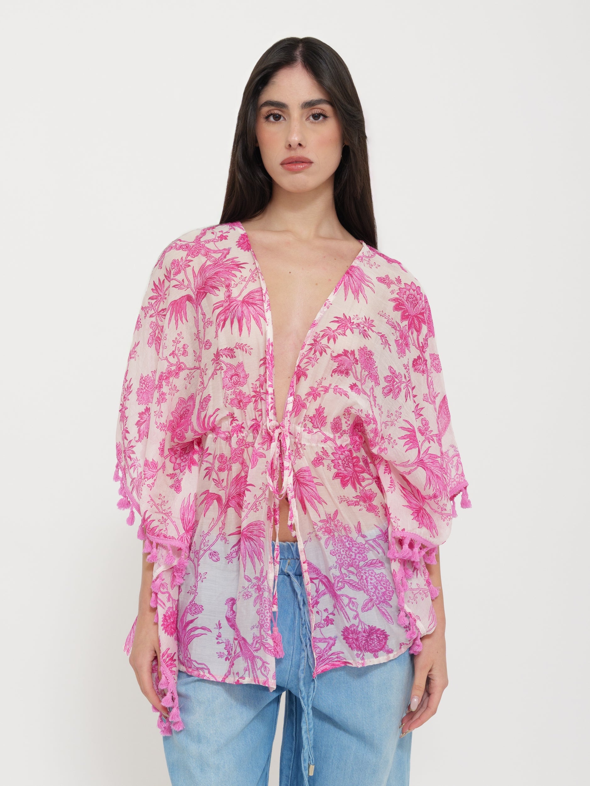 Blusa Kimono Fantasia Estiva