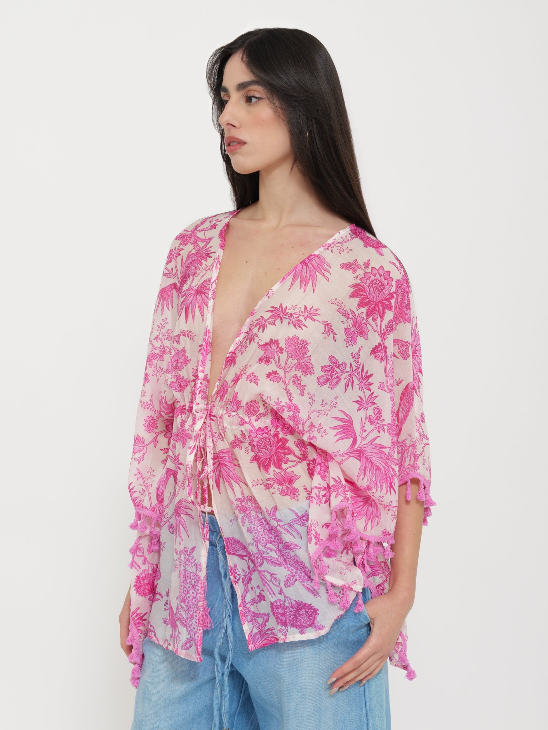 Blusa Kimono Fantasia Estiva