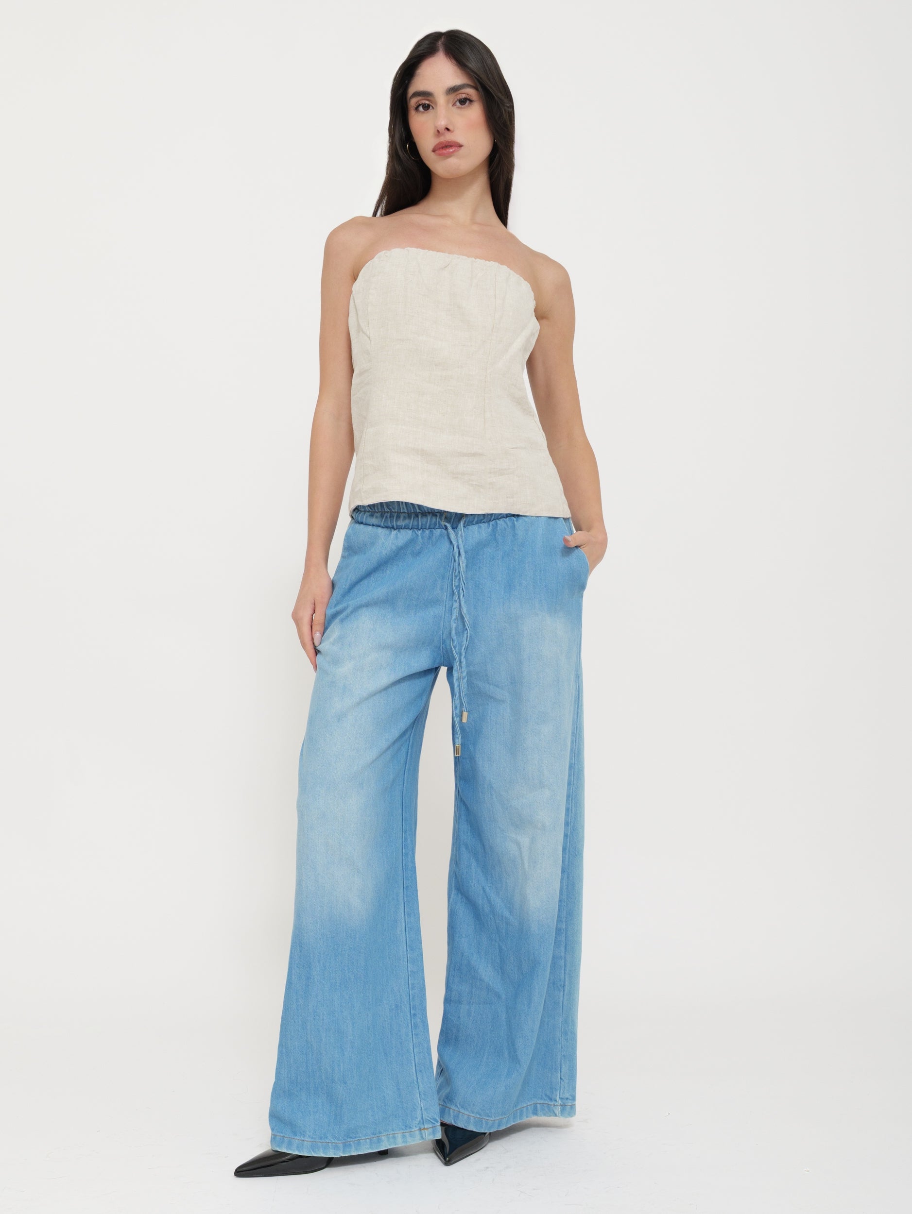 Top a Fascia in Lino