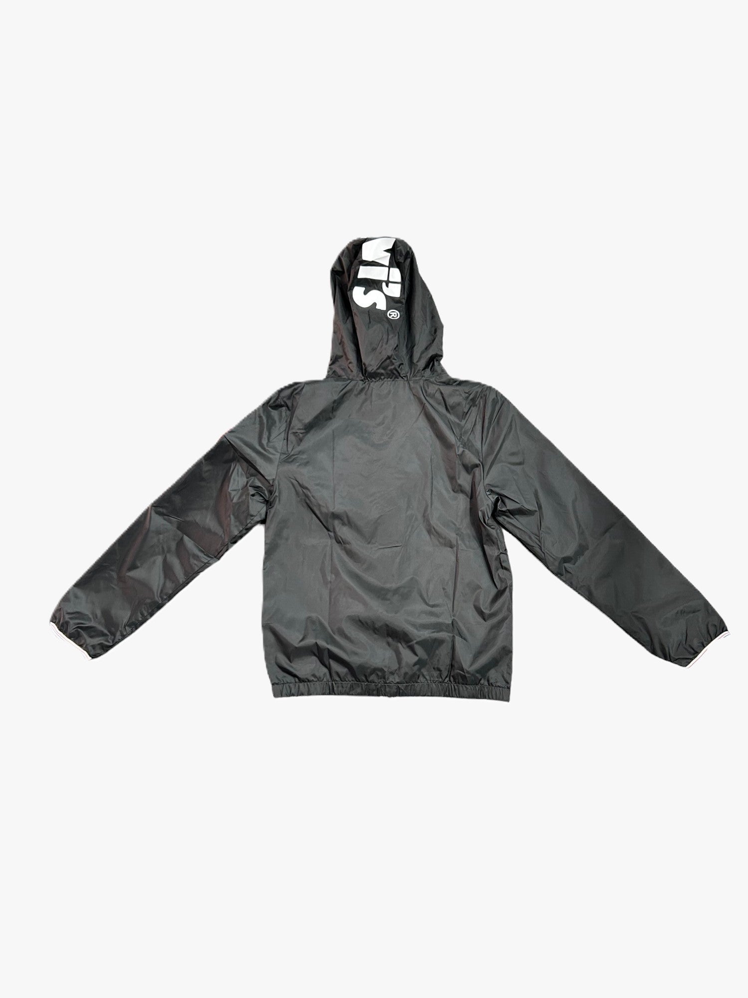 BLACK WINDPROOF JACKET FOR CHILDREN