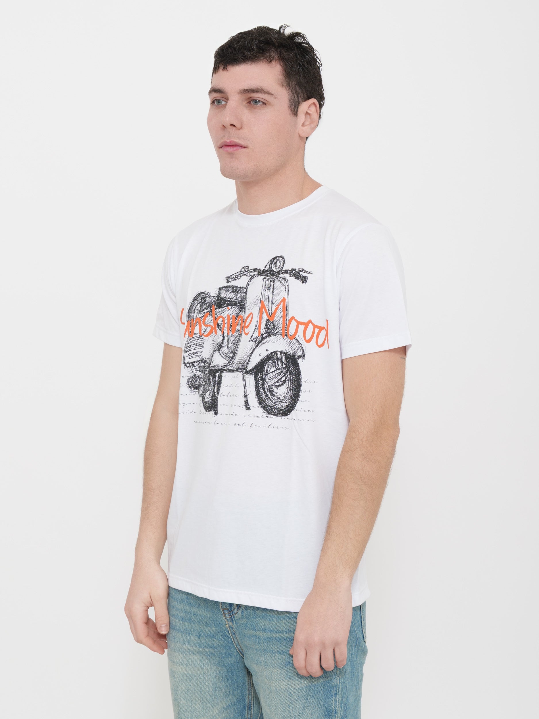 T-shirt victor cool Vespa 100% cotone made in Italy