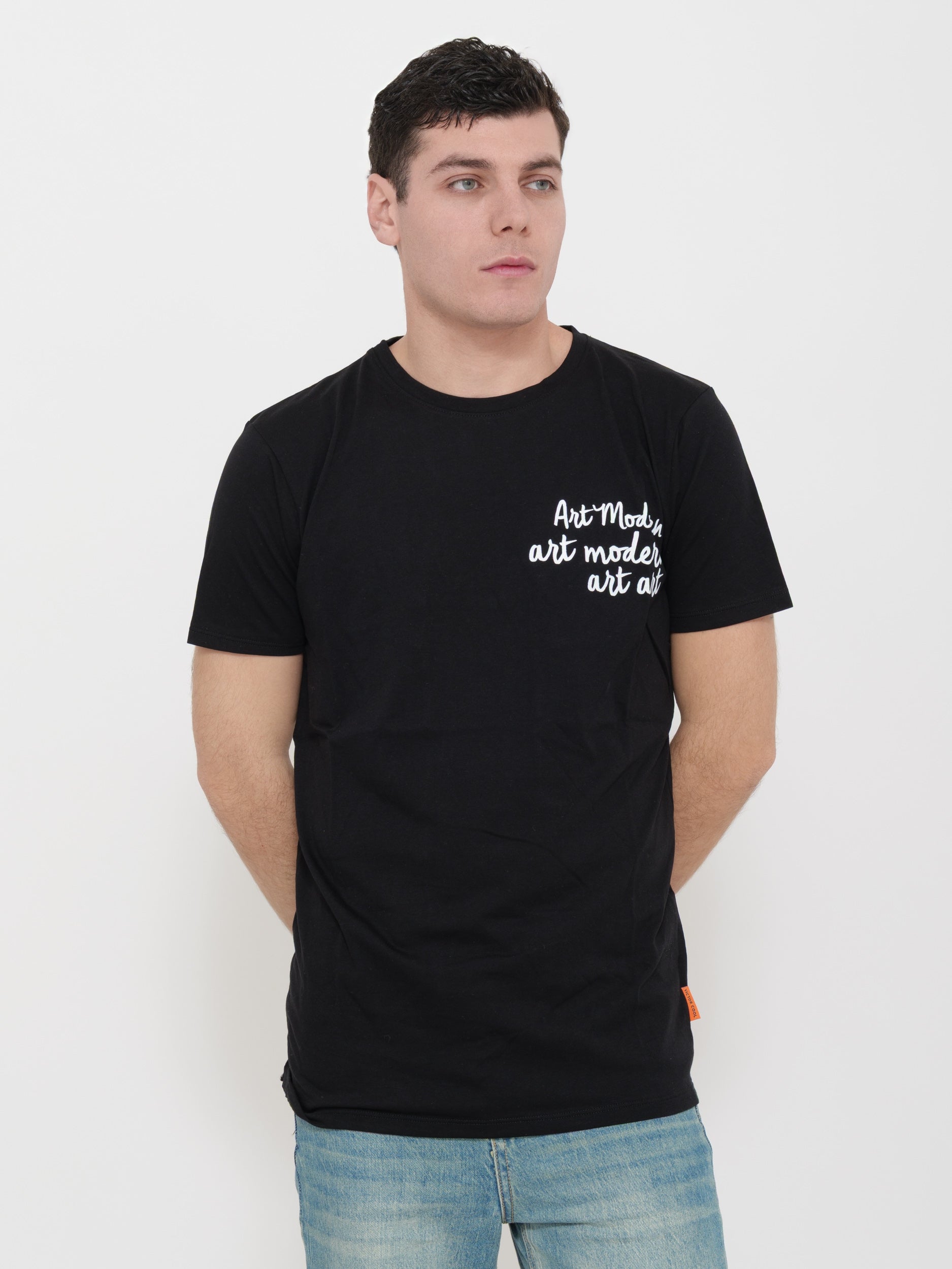 T-shirt victor cool stampa tasca art 100% cotone Made in Italy