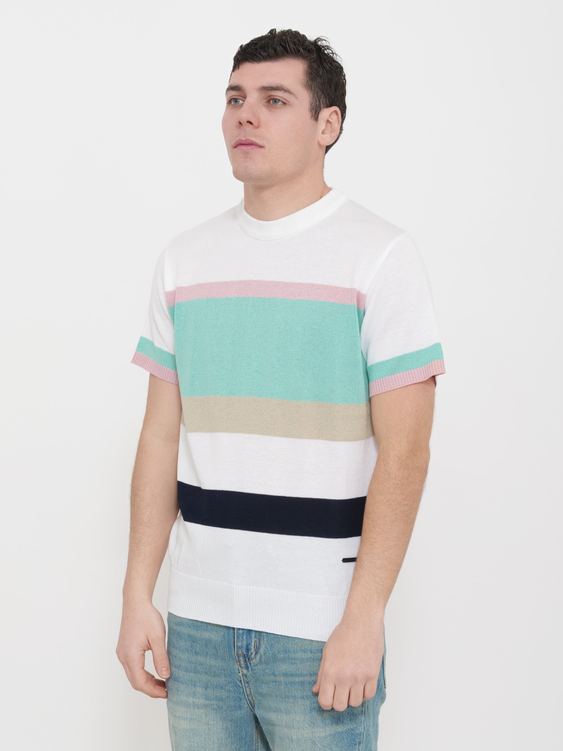 Maglia in filo manica corta victor cool 100% cotone Made in italy