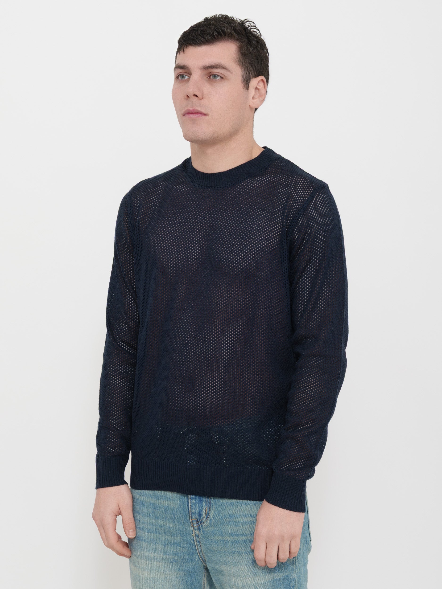 Pullover traforato Victor cool made in Italy 100% cotone