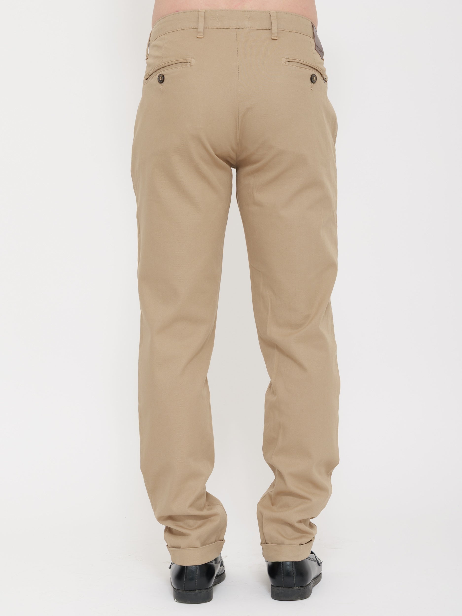 Pantalone victor cool nocciola classic fit