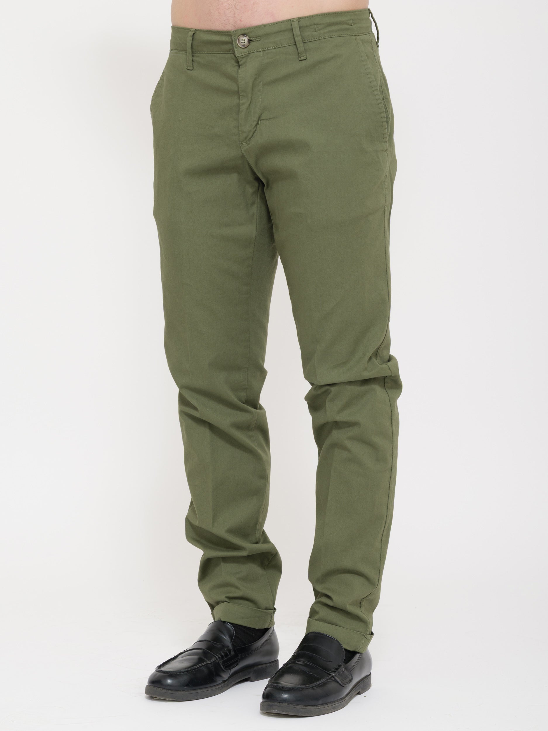 Pantalone Victor cool classic fit verde