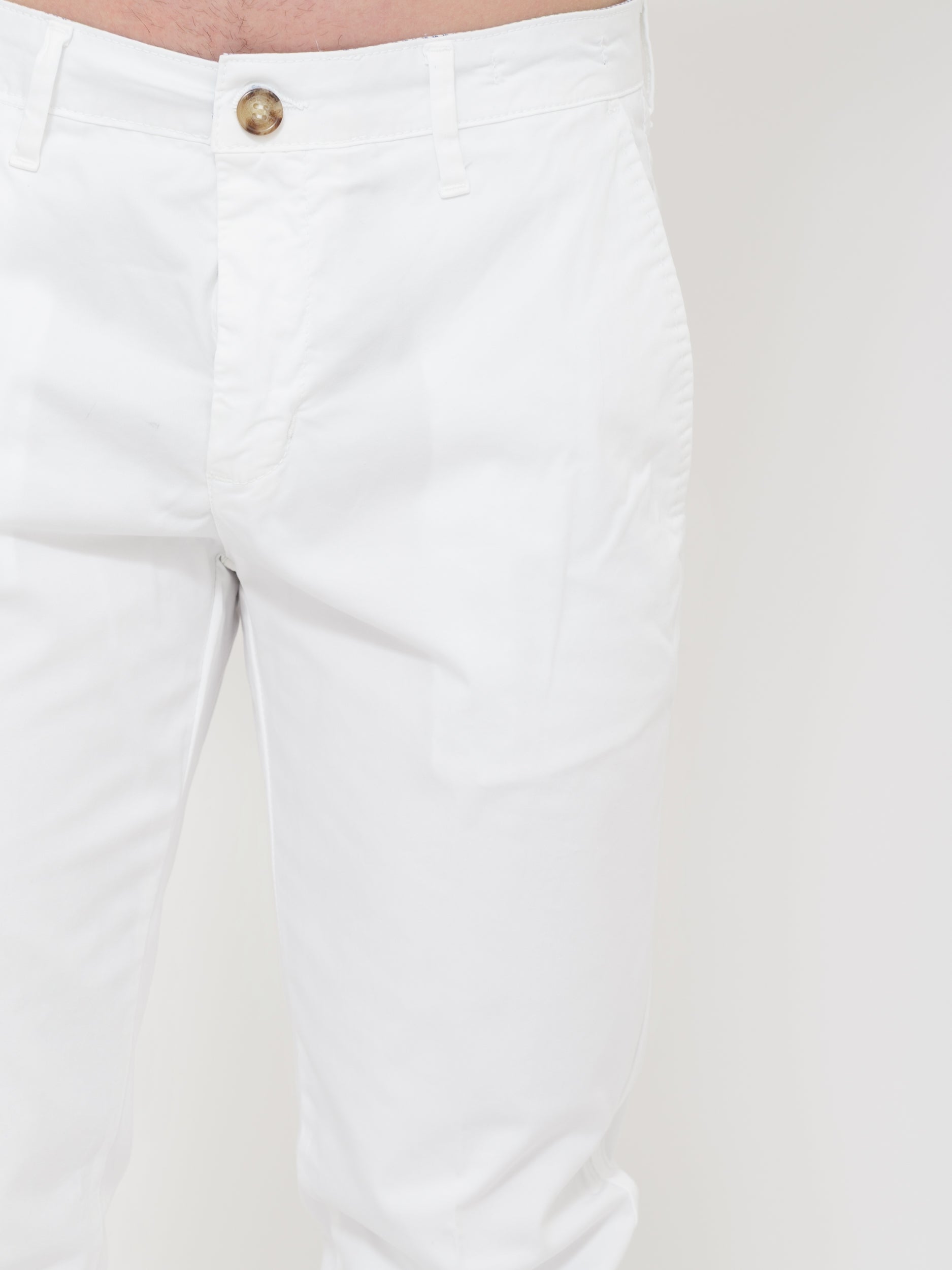 Pantalone fit skinny beige victor cool white