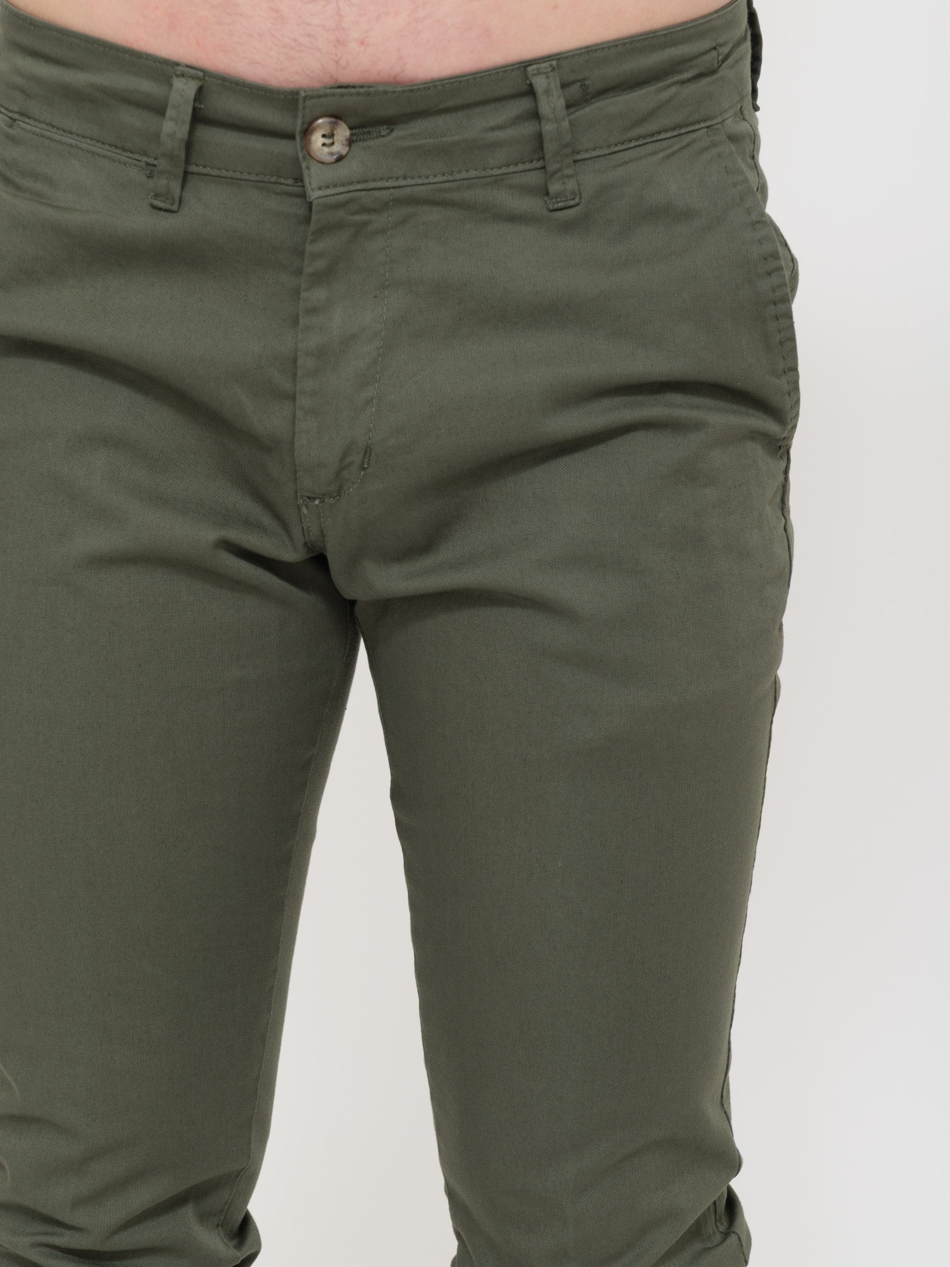 Pantalone Victor cool verde skinny fit