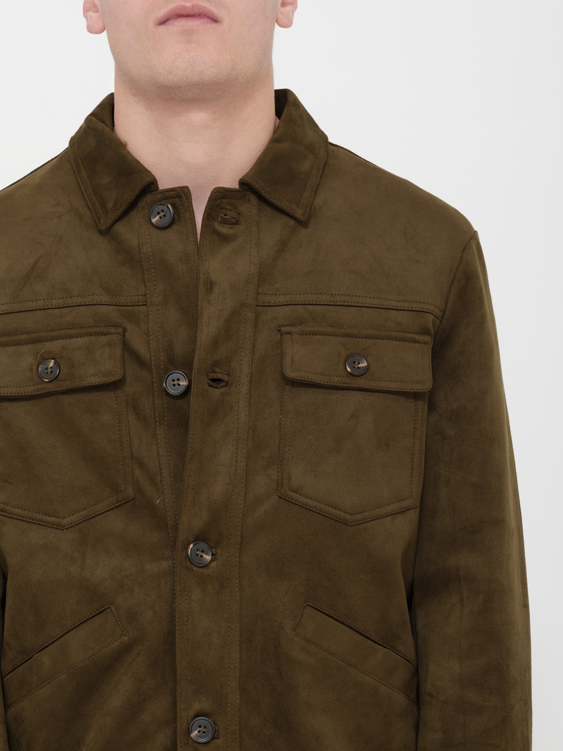 giacca workwear victor cool marrone caldo tessuto effetto scamosciato