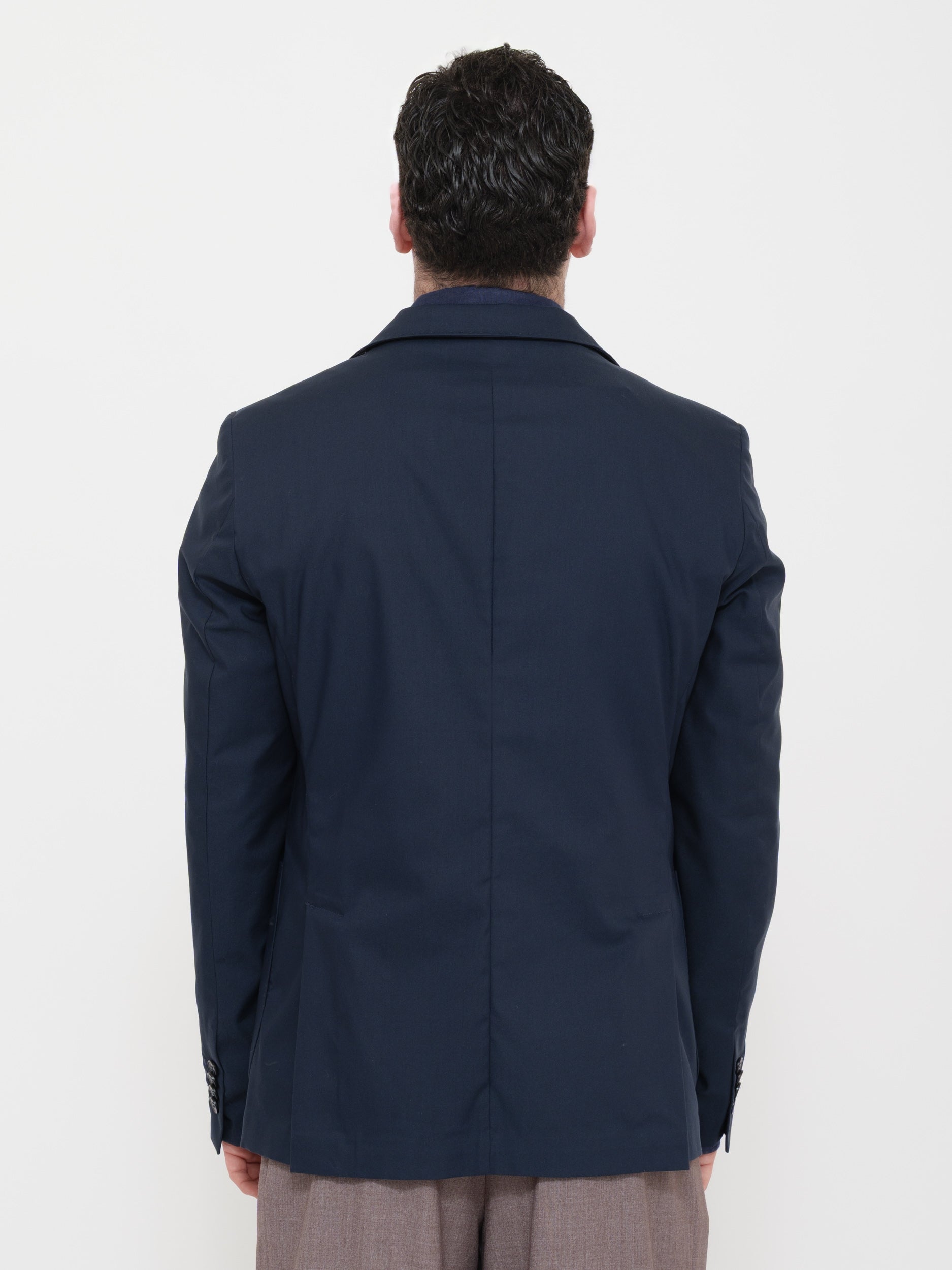 Giacca 2 bottoni Victor cool blu sfoderata