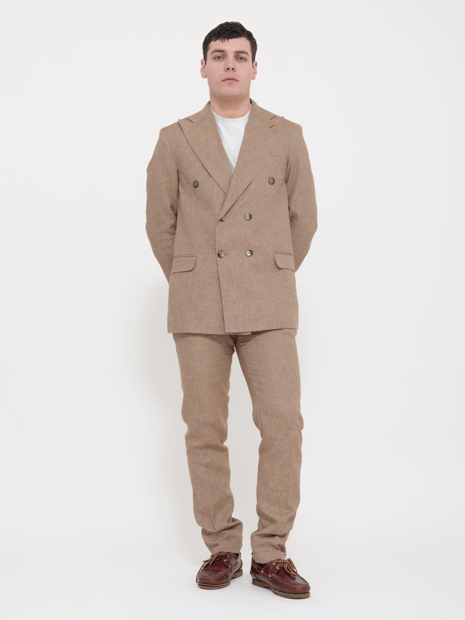 Completo doppio petto 100% cotone victor cool