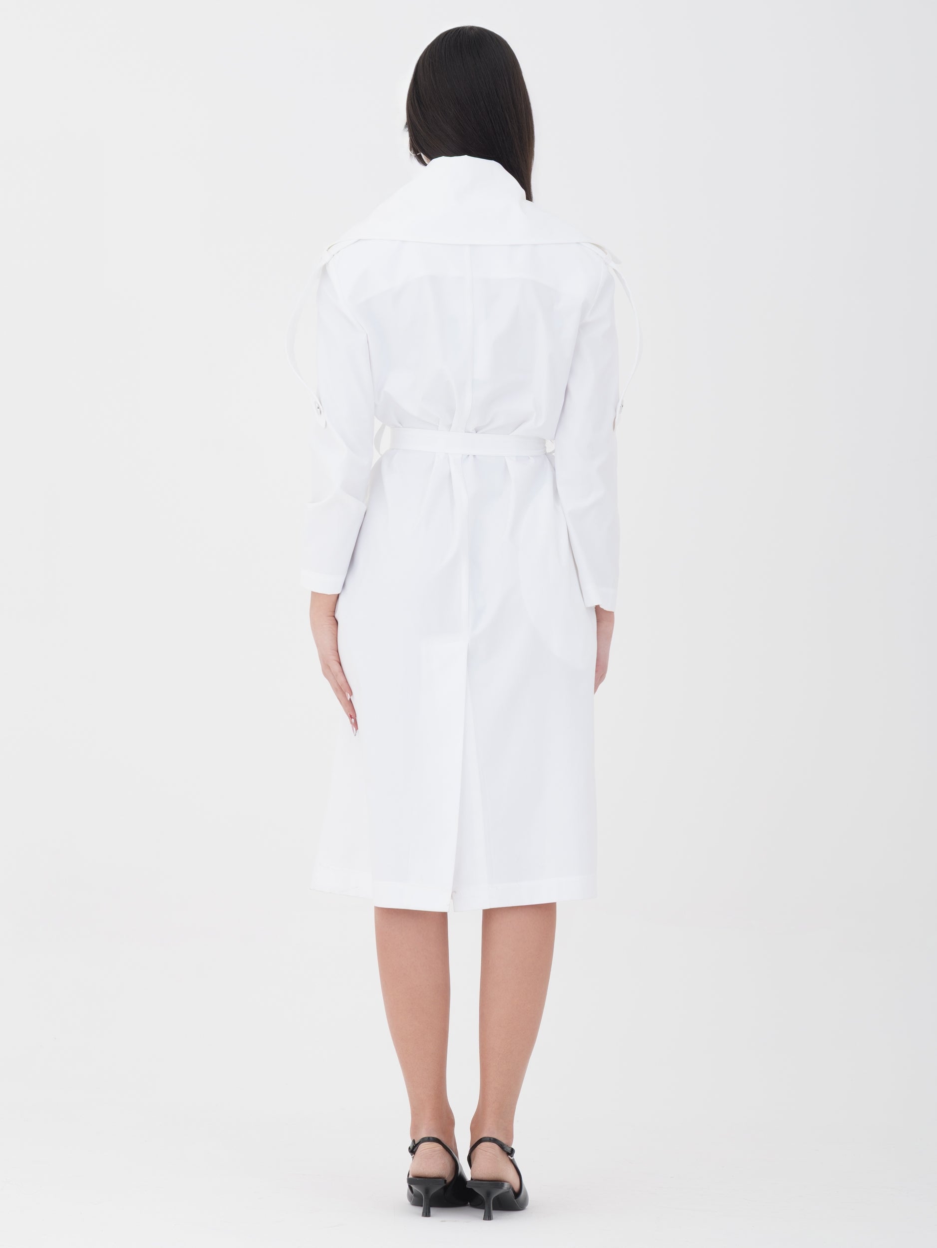 Trench bianco celye