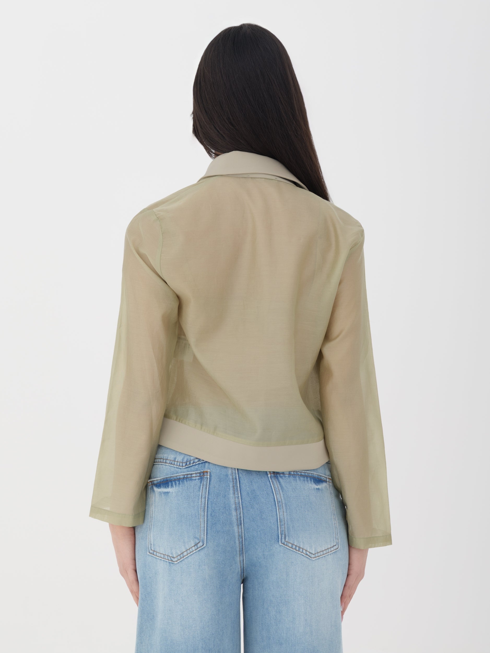 Camicia verde Manuela Riva