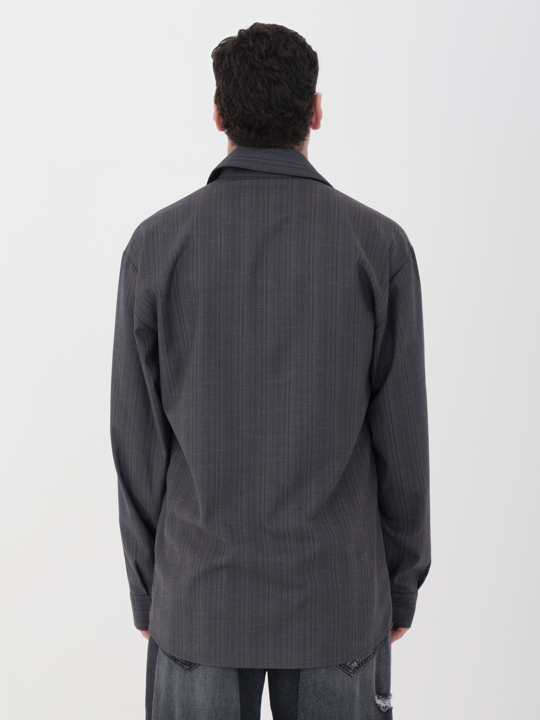 IMPERIAL - camicia over black / gray
