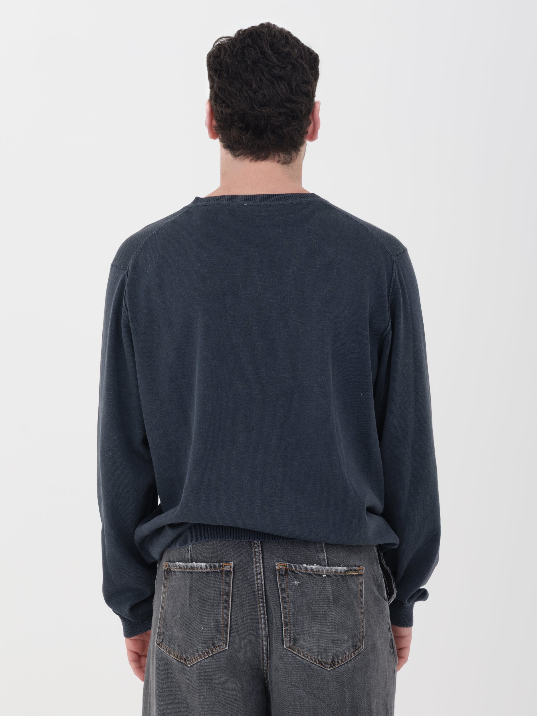 IMPERIAL - pullover longsleeve blu