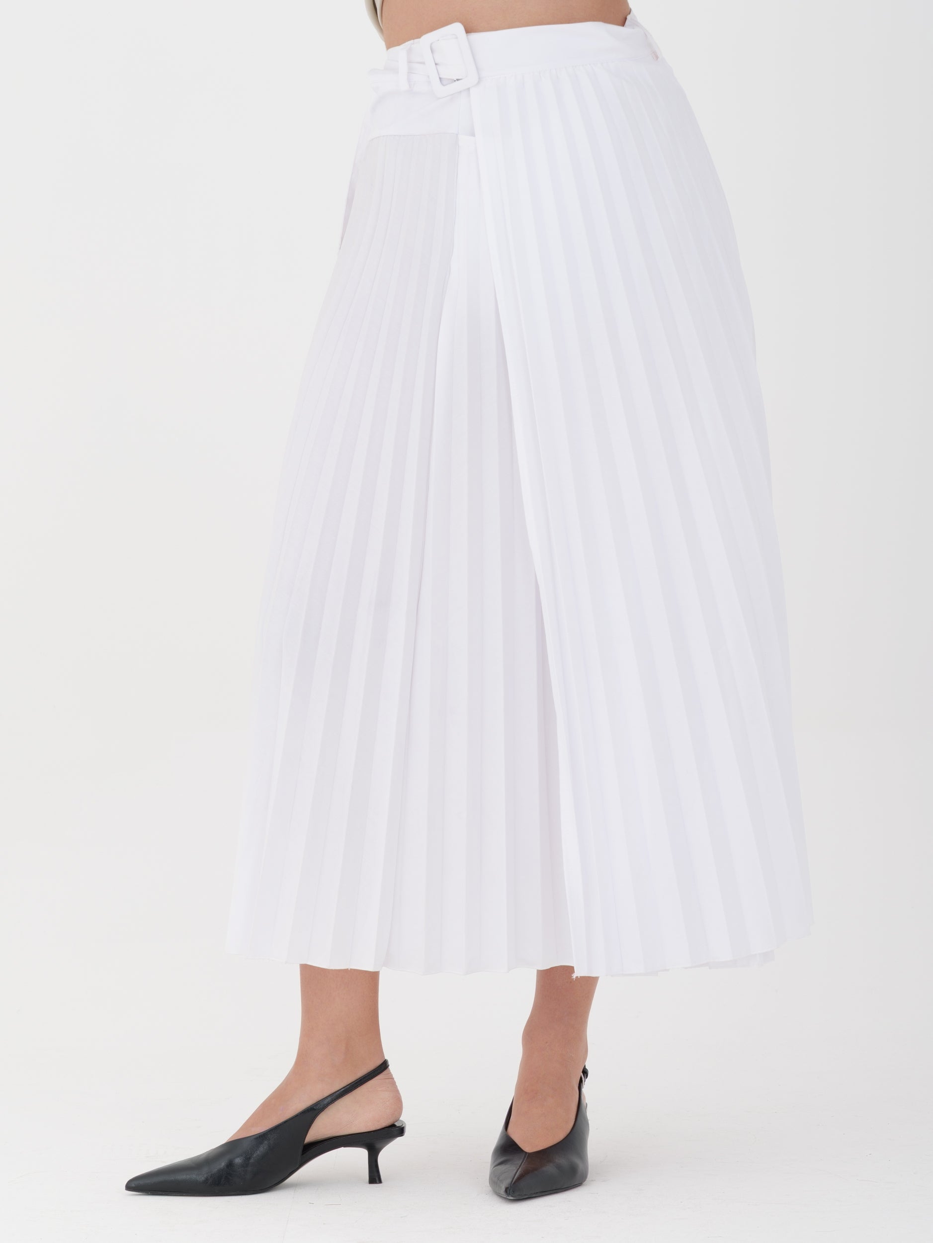 Tensione in - Gonna plissé White